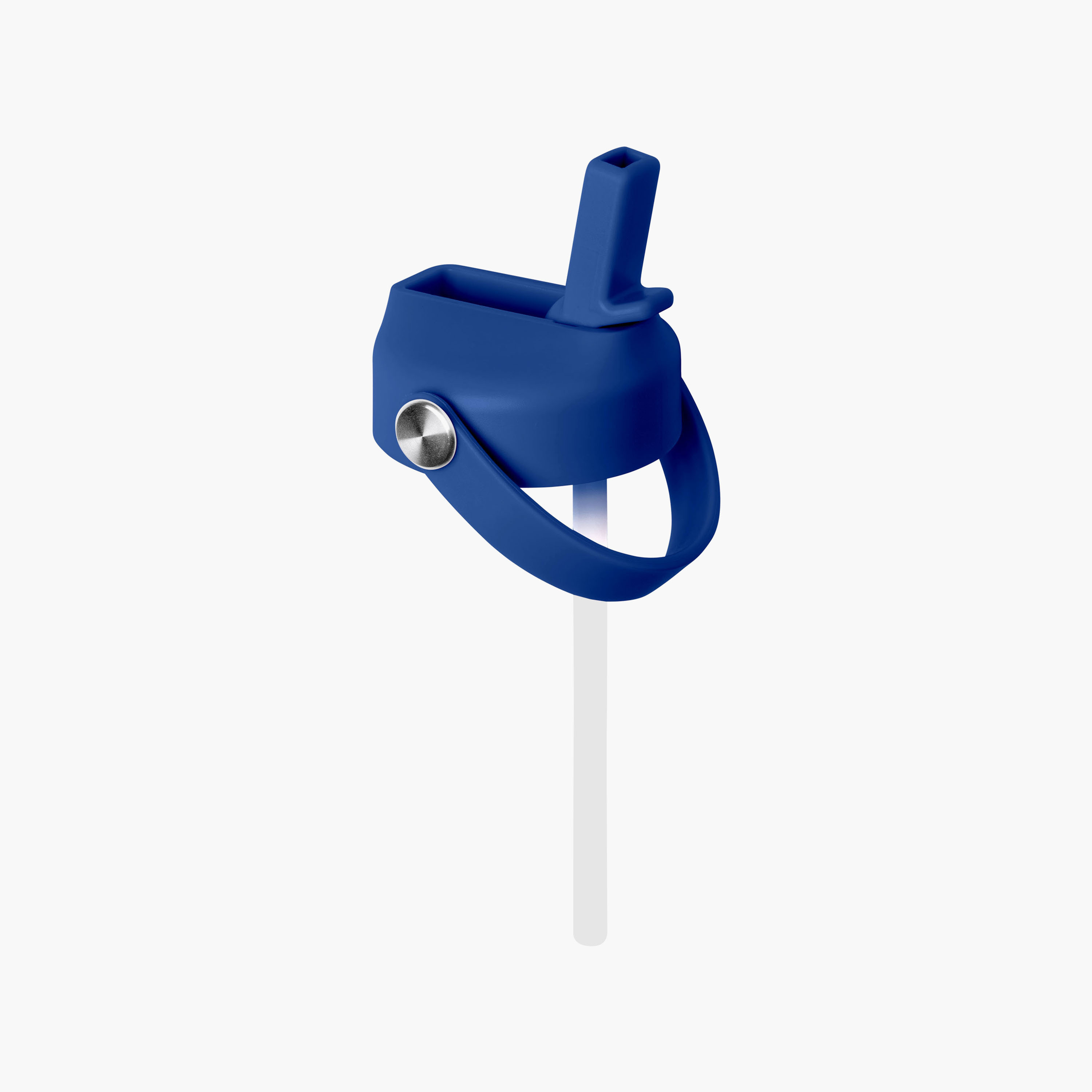 زجاجة ماء عازلة للحرارة من الستانلس ستيل بنقشة ديناصور كحلي مع ماصة ومقبض حمل - 414 مل من ستيفن جوزيف-school-waterbottles-image-3