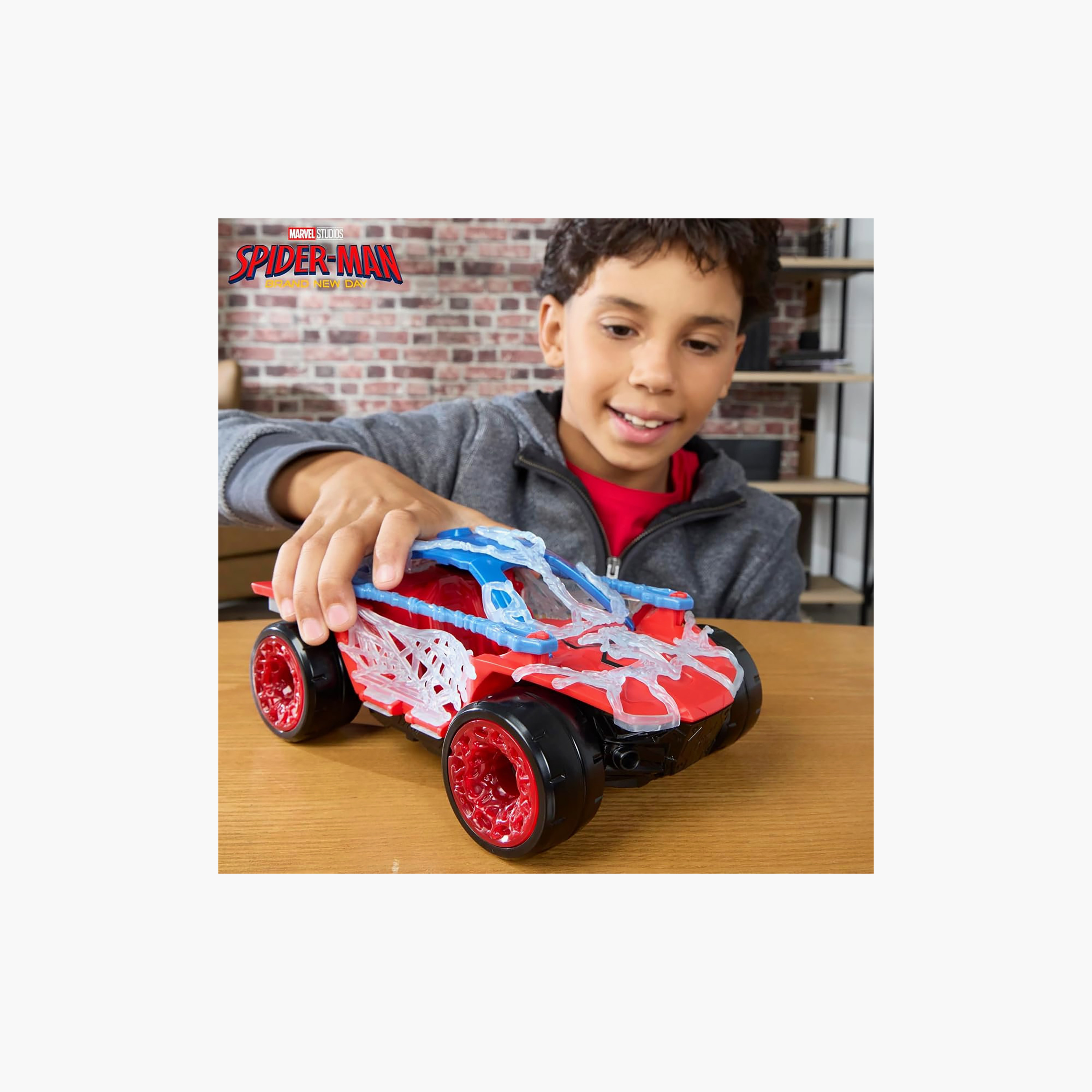 مجموعة لعب عربة ستريتش آند بلاست من سبايدرمان-toys-playfigures-actionplaysets-image-5
