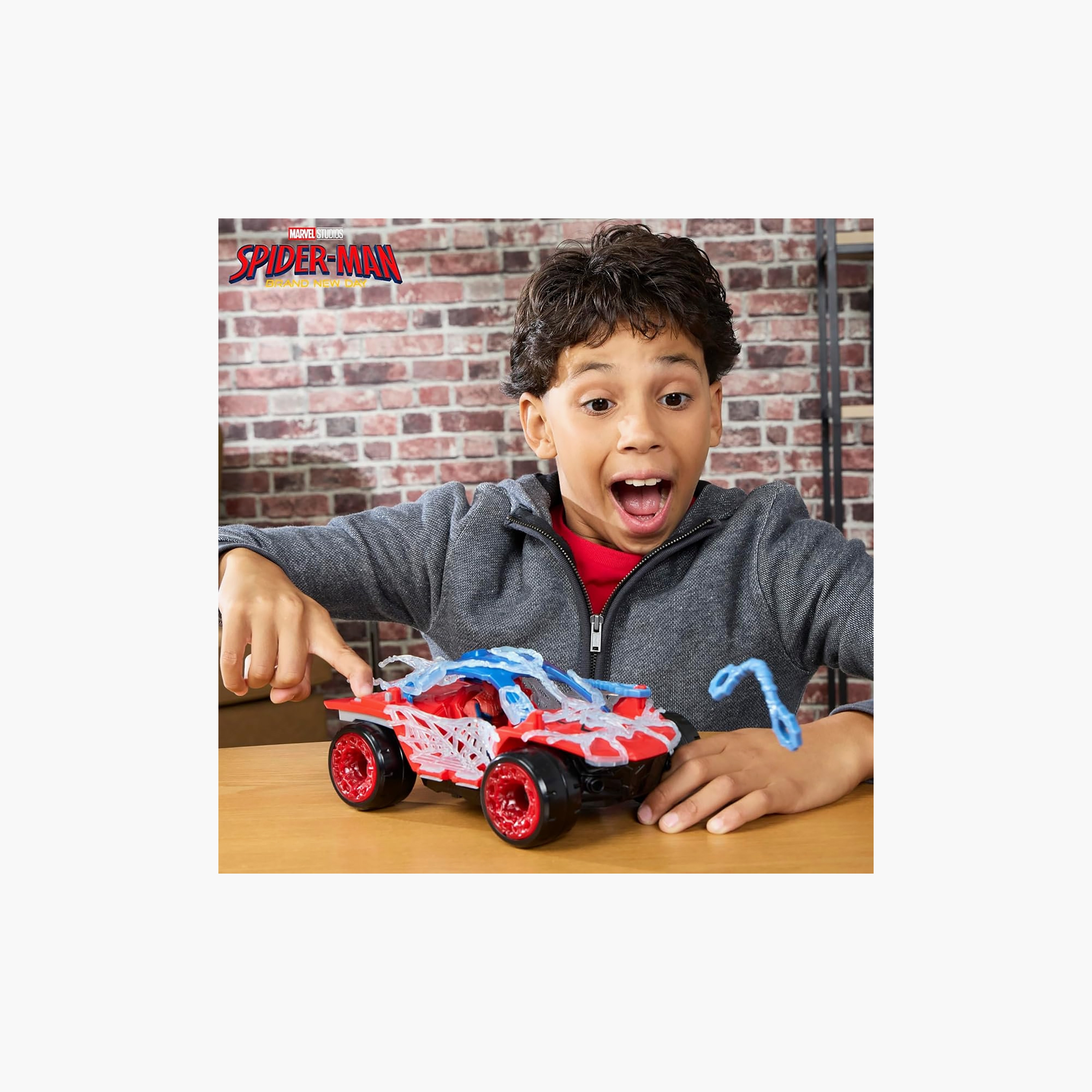 مجموعة لعب عربة ستريتش آند بلاست من سبايدرمان-toys-playfigures-actionplaysets-image-6