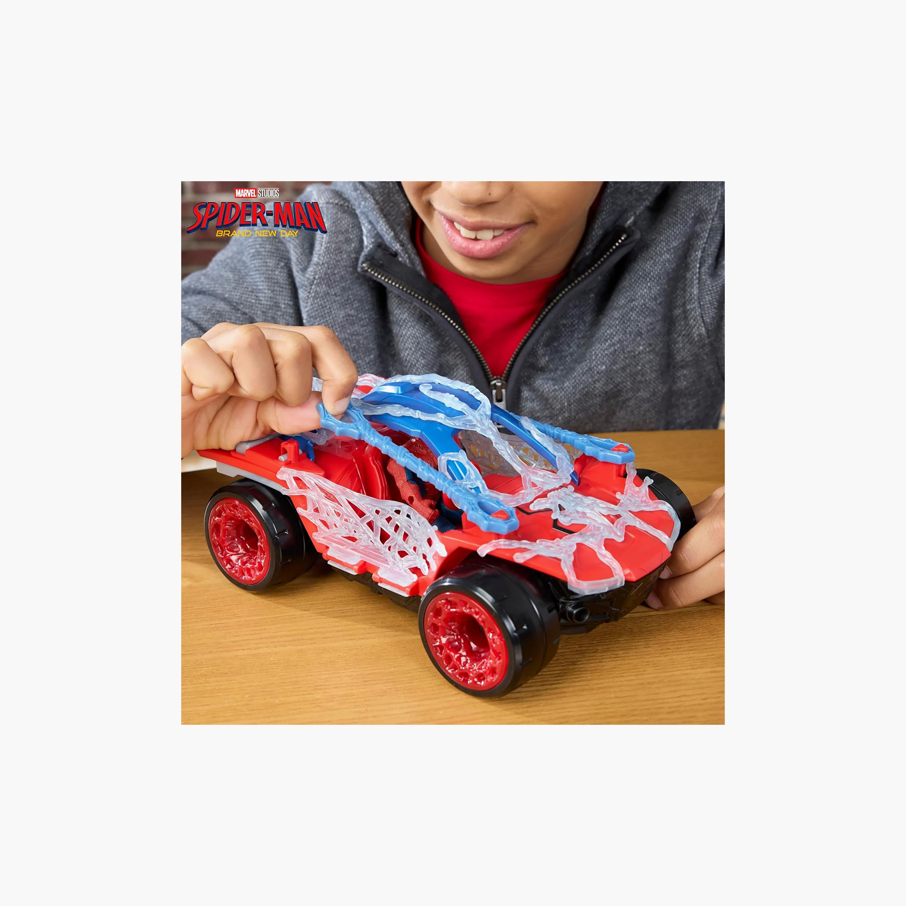 مجموعة لعب عربة ستريتش آند بلاست من سبايدرمان-toys-playfigures-actionplaysets-image-9