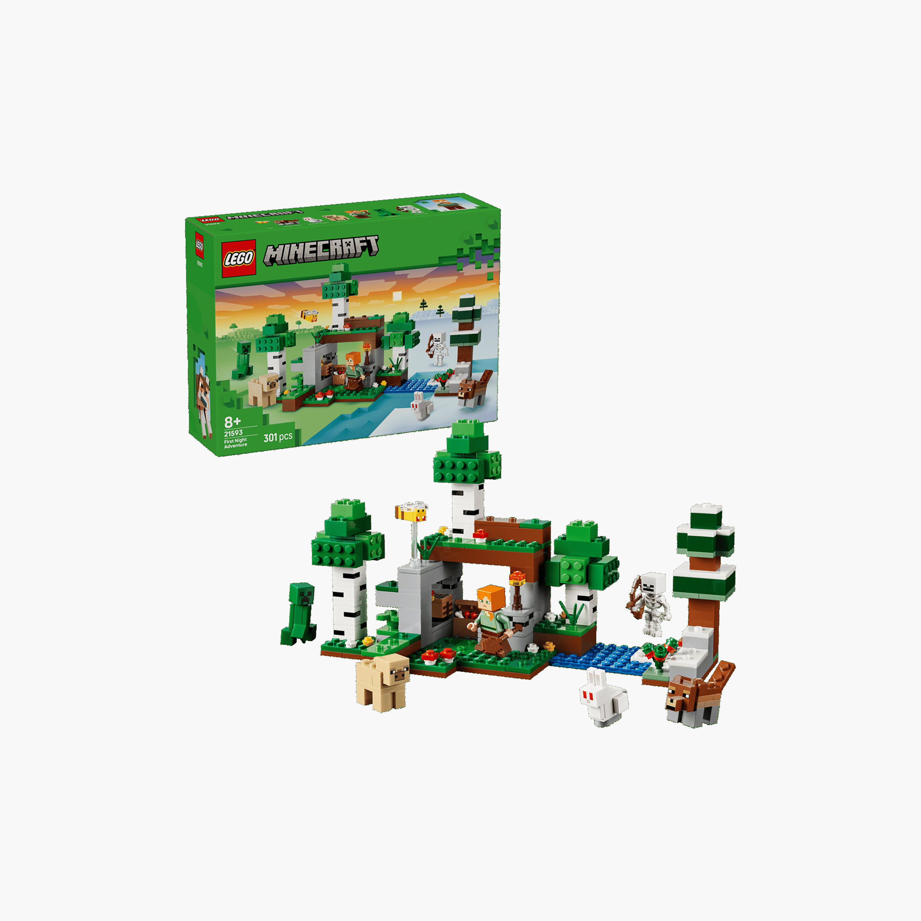 مجموعة بناء ماينكرافت 21593 من ليجو ® - (301 قطعة، 8 سنوات فأكثر)-toys-buildingblocks-blocks-image-1