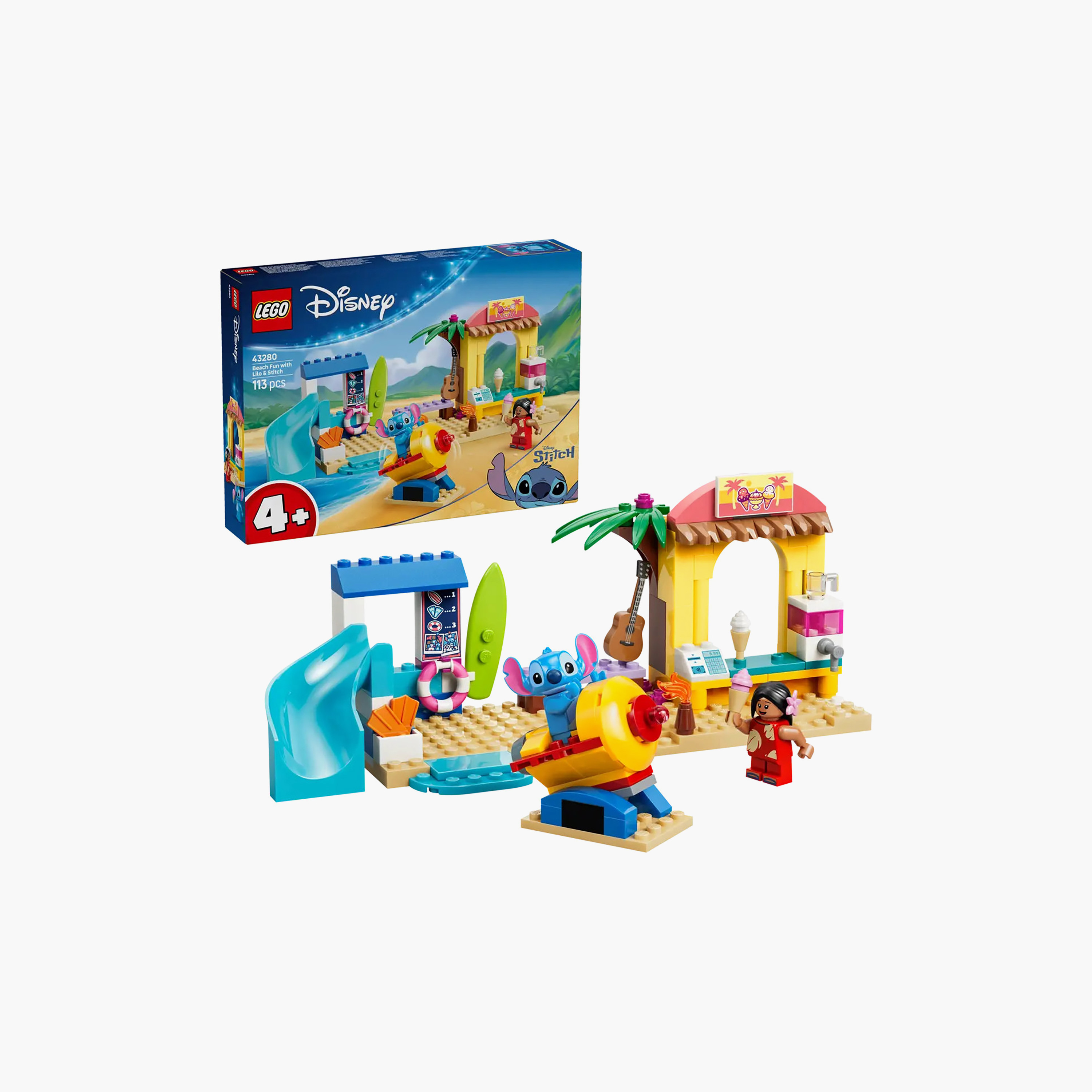 LEGO® Disney Stitch Building Set 43280 (4 Years+, 113 Pieces)-toys-buildingblocks-blocks-image-1
