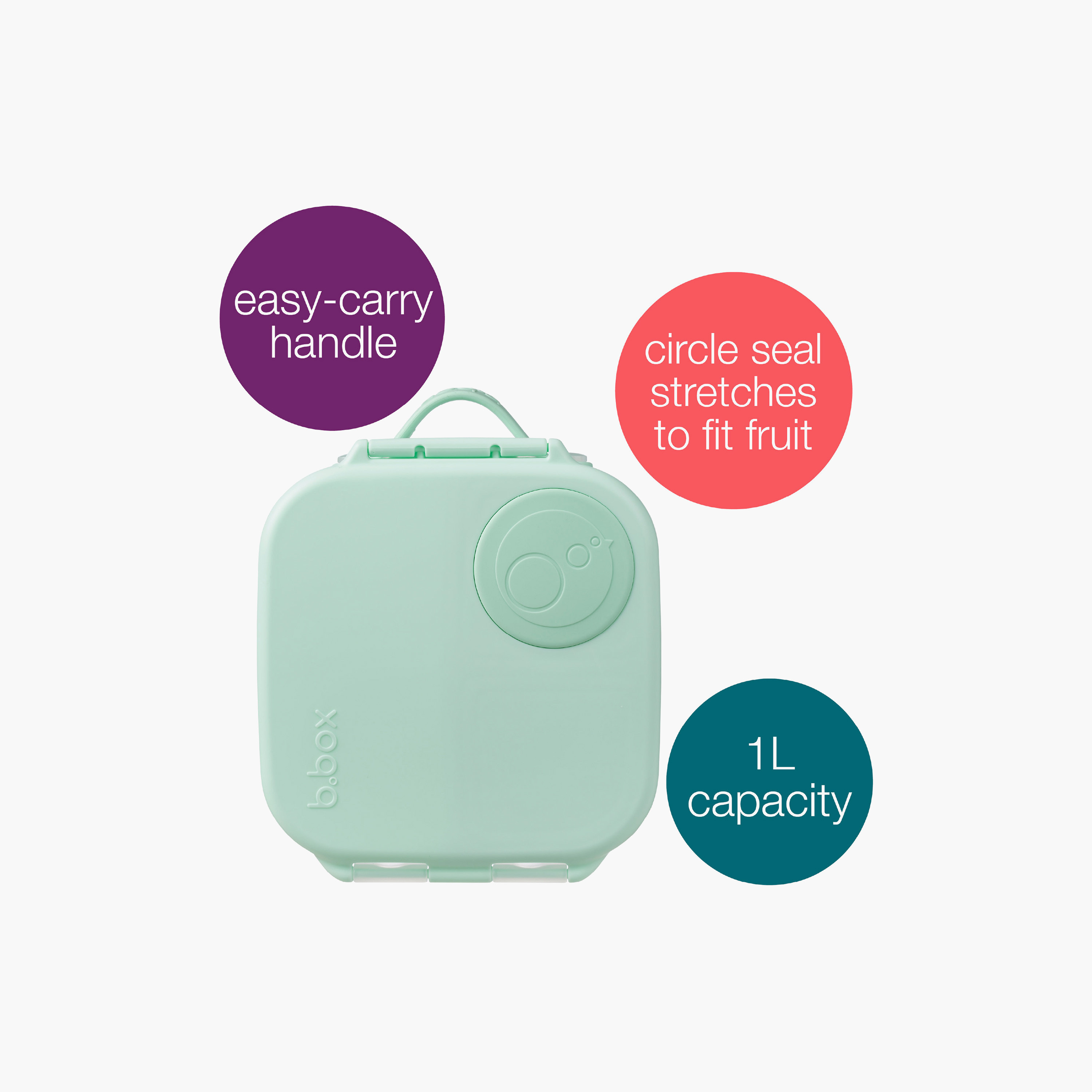 B.box Plain Mini Lunch Box for Boys with Removable Divider - 1 L-school-lunchessentials-lunchboxes-image-3