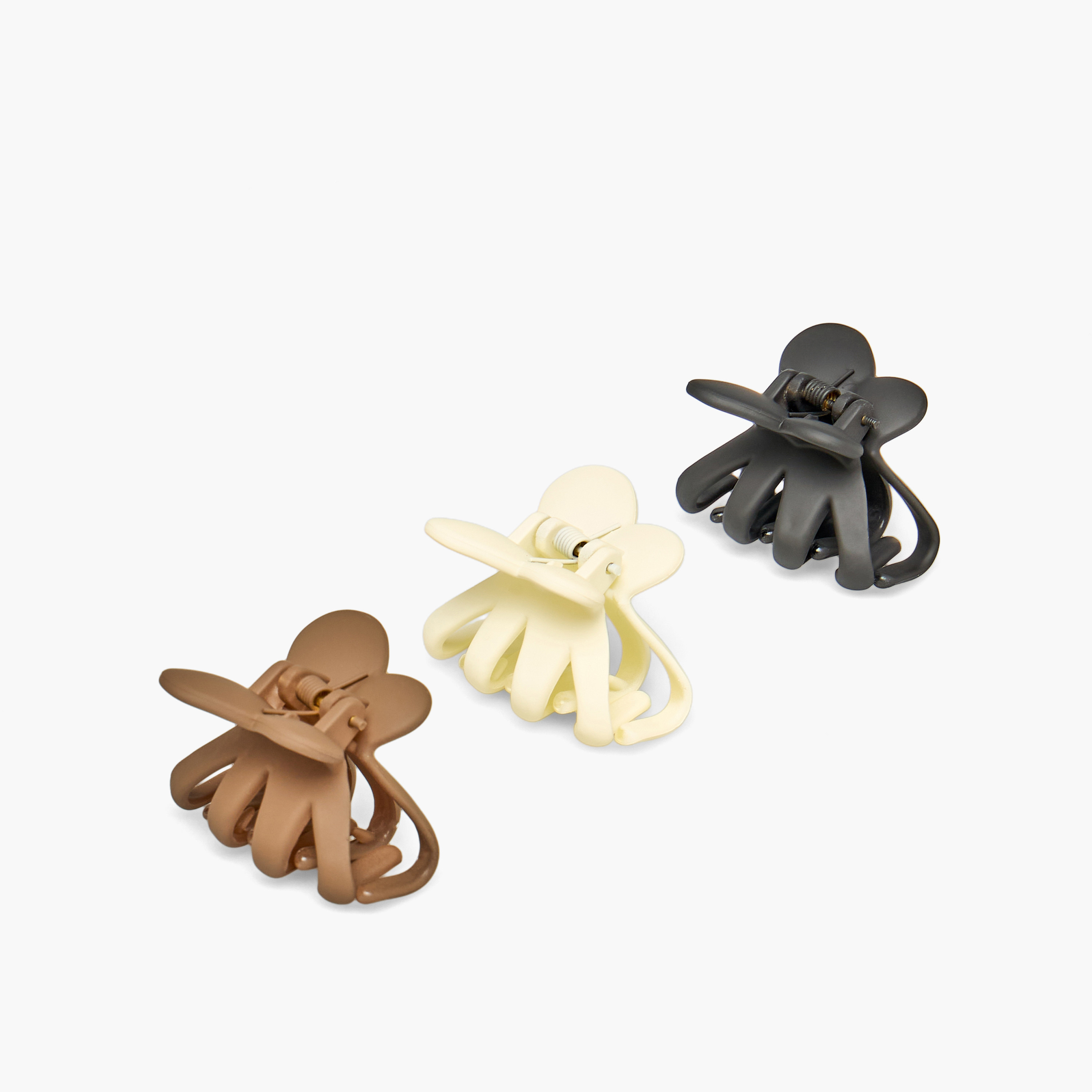 طقم مشابك شعر منحنية من 3 قطع-women-hairaccessories-clamps-image-5