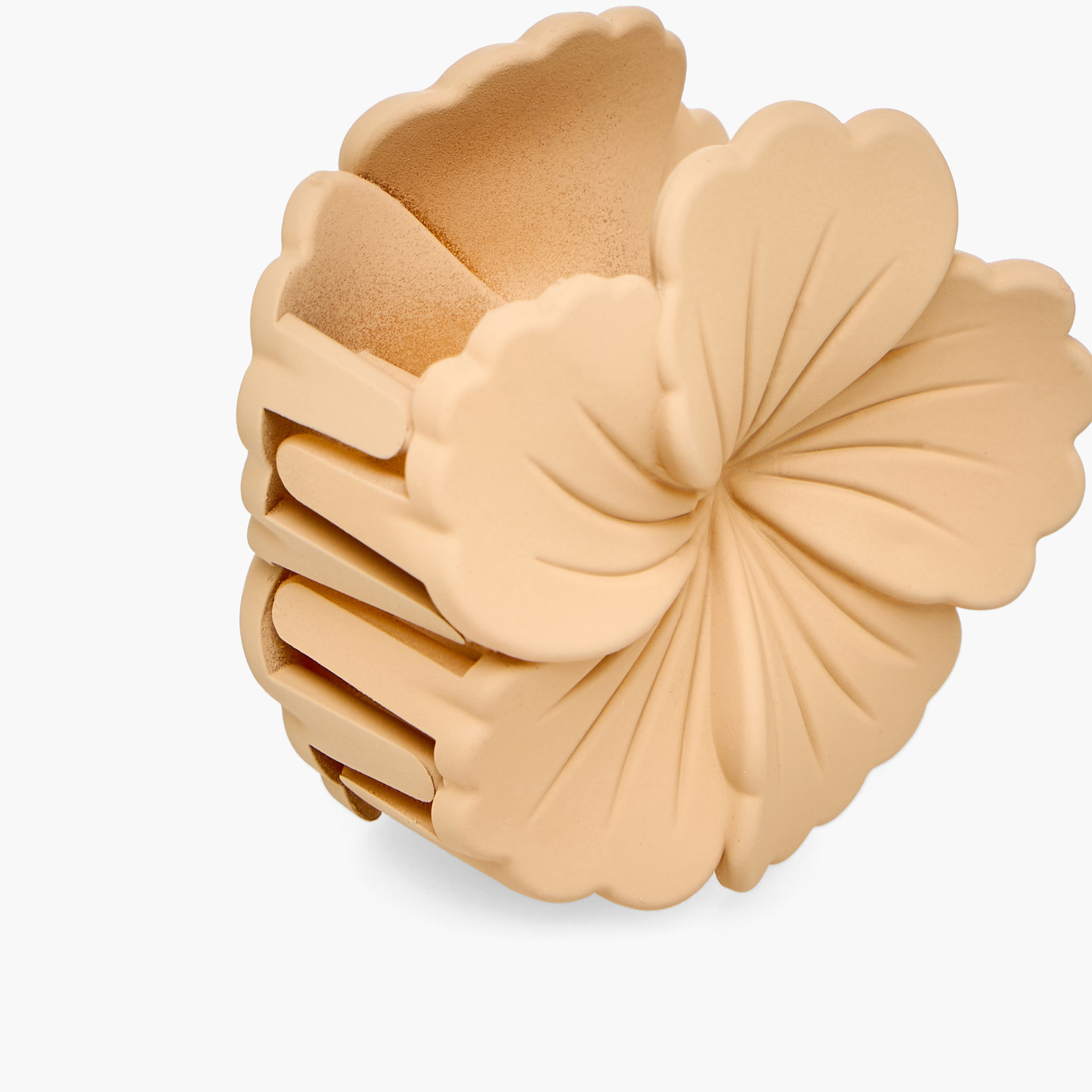 مشابك شعر بتصميم زهري وتشطيب مطفي - 3 قطع-women-hairaccessories-clamps-image-5