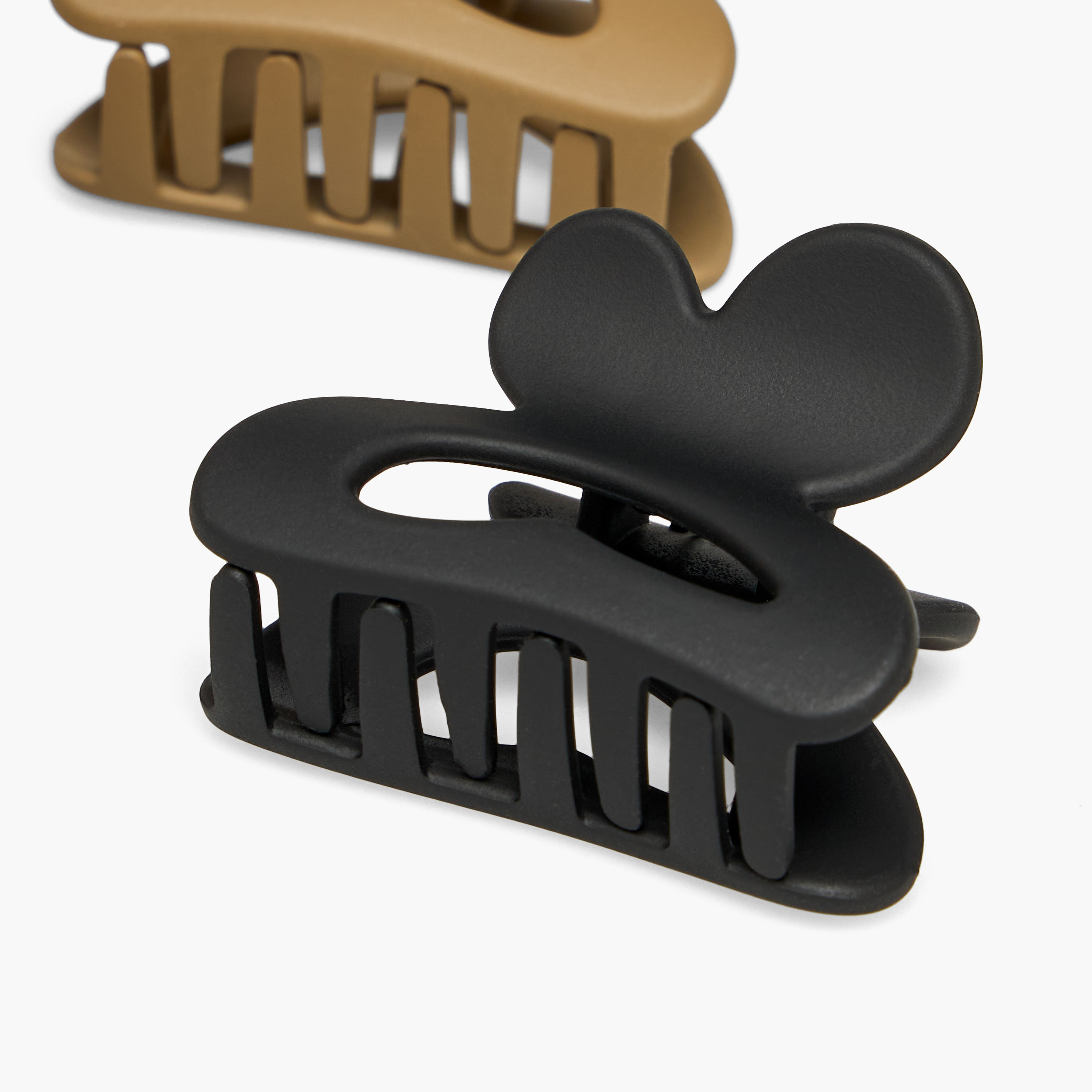 طقم مشابك شعر منحنية بتصميم مفرغ من 3 قطع-women-hairaccessories-clamps-image-6