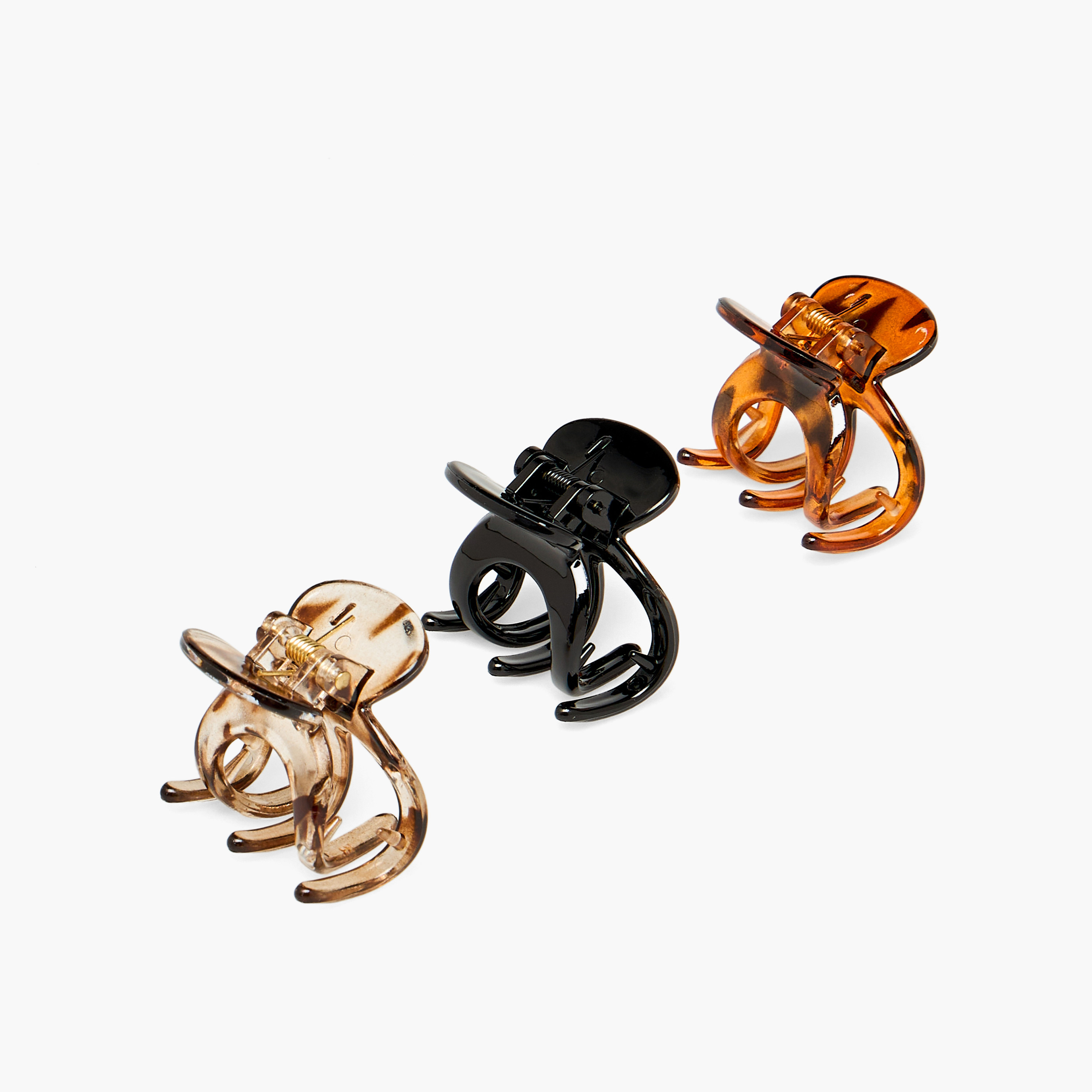 طقم مشابك شعر منحنية من 3 قطع-women-hairaccessories-clamps-image-5