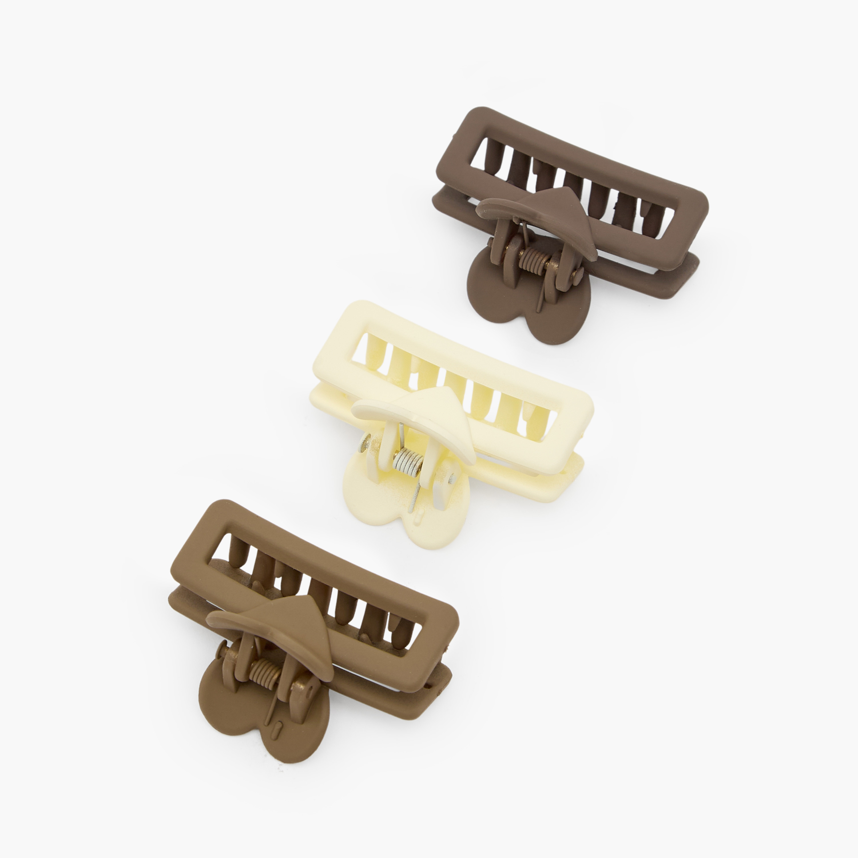 طقم مشابك شعر مستطيلة مطفية من 3 قطع-women-hairaccessories-clamps-image-5