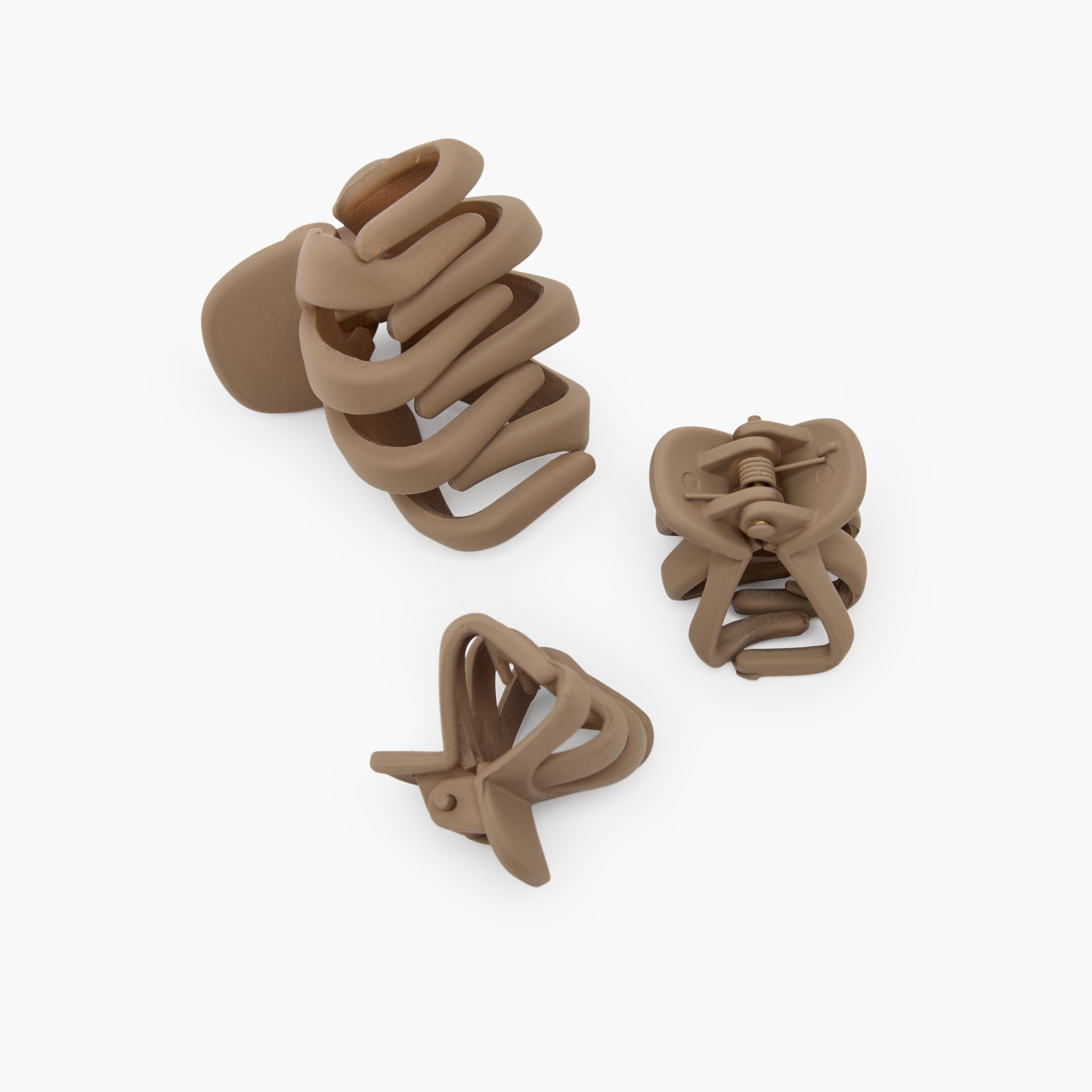 Pack of 6 Hair Clamps with Matte Finish-women-hairaccessories-clamps-image-6