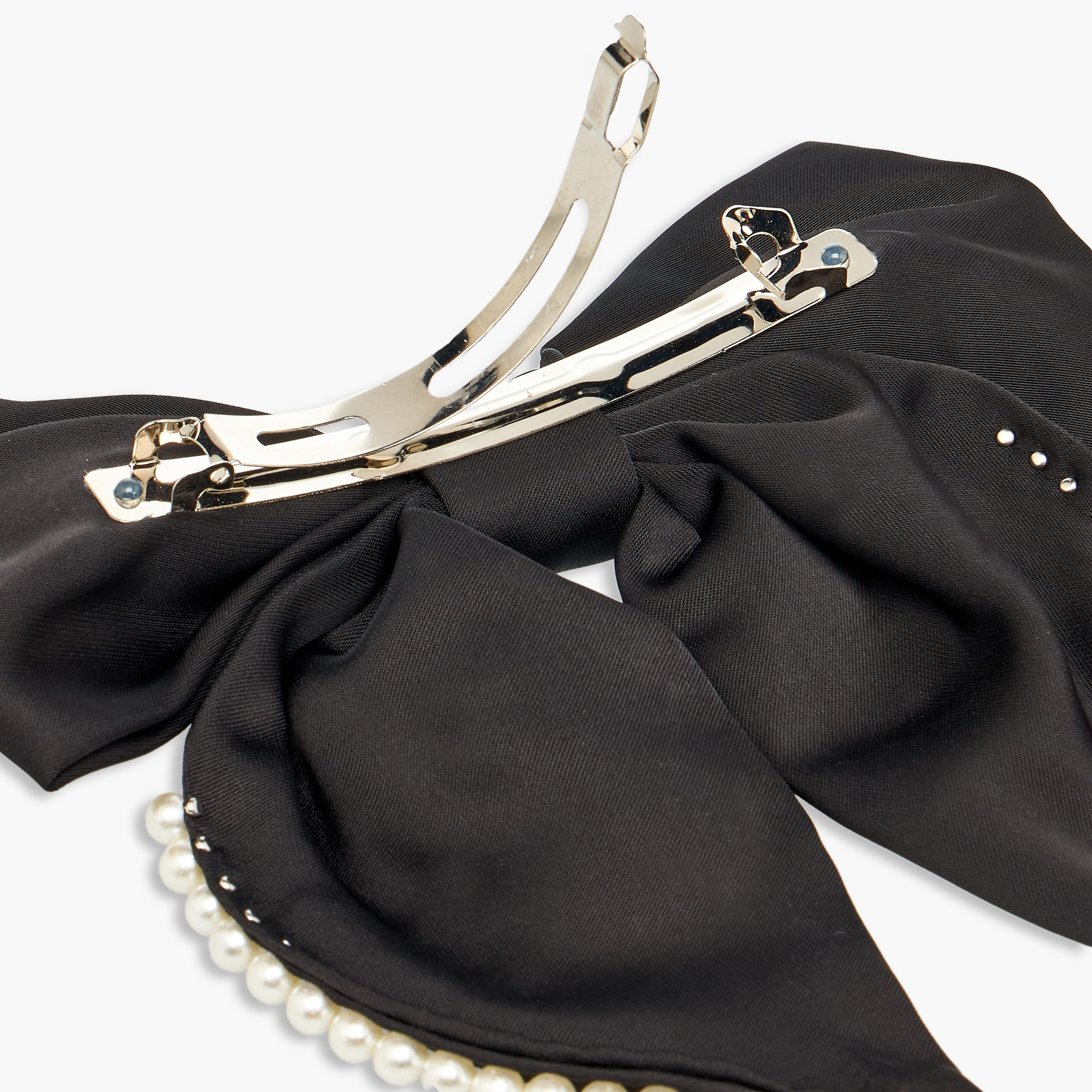 مشبك شعر باريت مزين بفيونكة-women-hairaccessories-clips-image-4