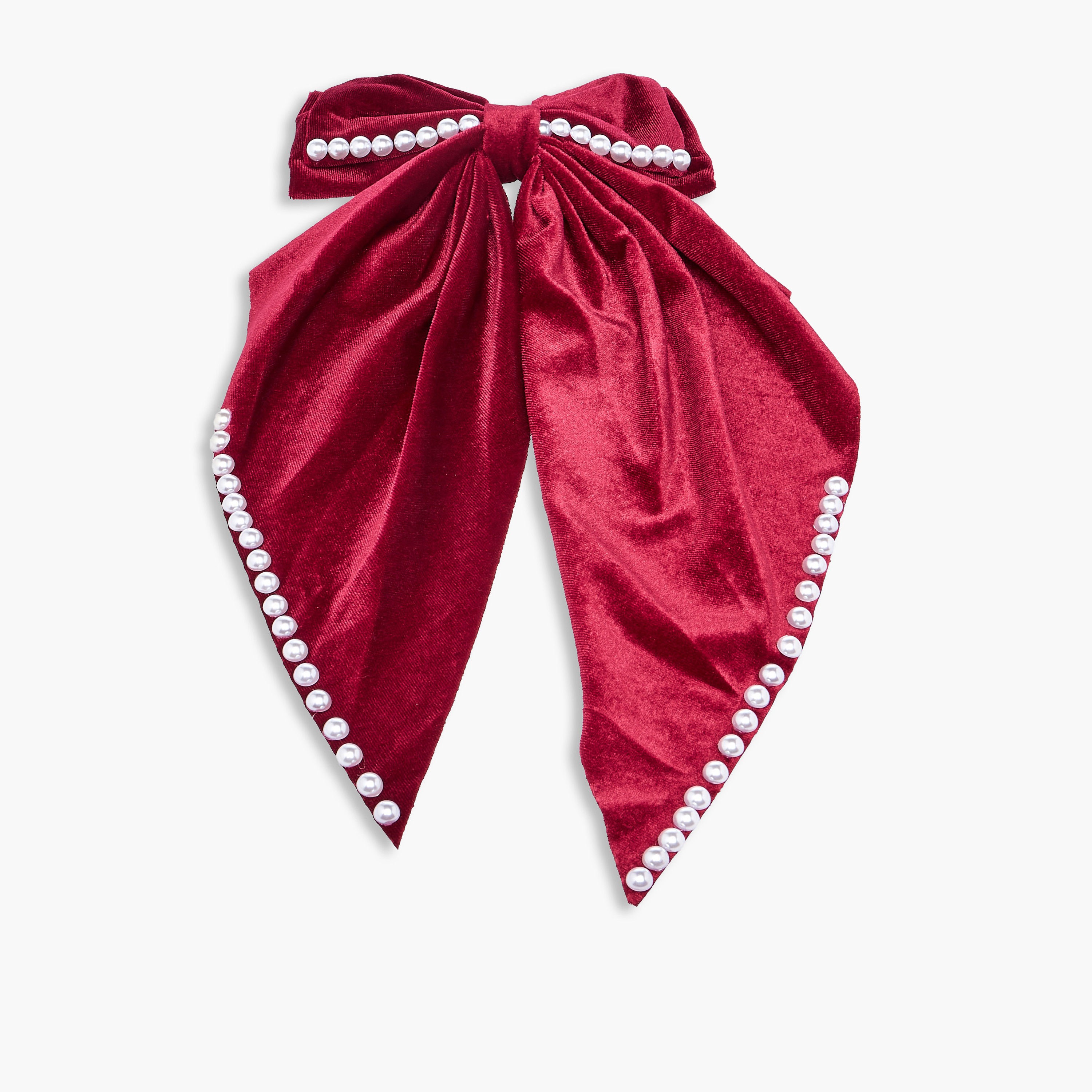 مشبك شعر باريت مزين بفيونكة-women-hairaccessories-clips-image-1