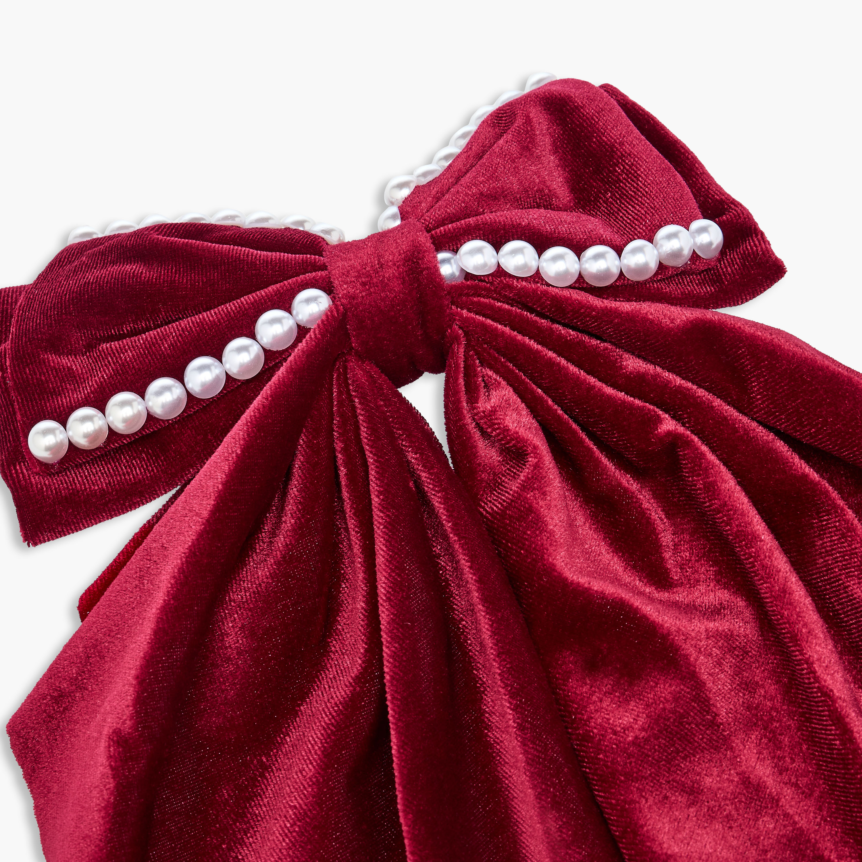 مشبك شعر باريت مزين بفيونكة-women-hairaccessories-clips-image-2