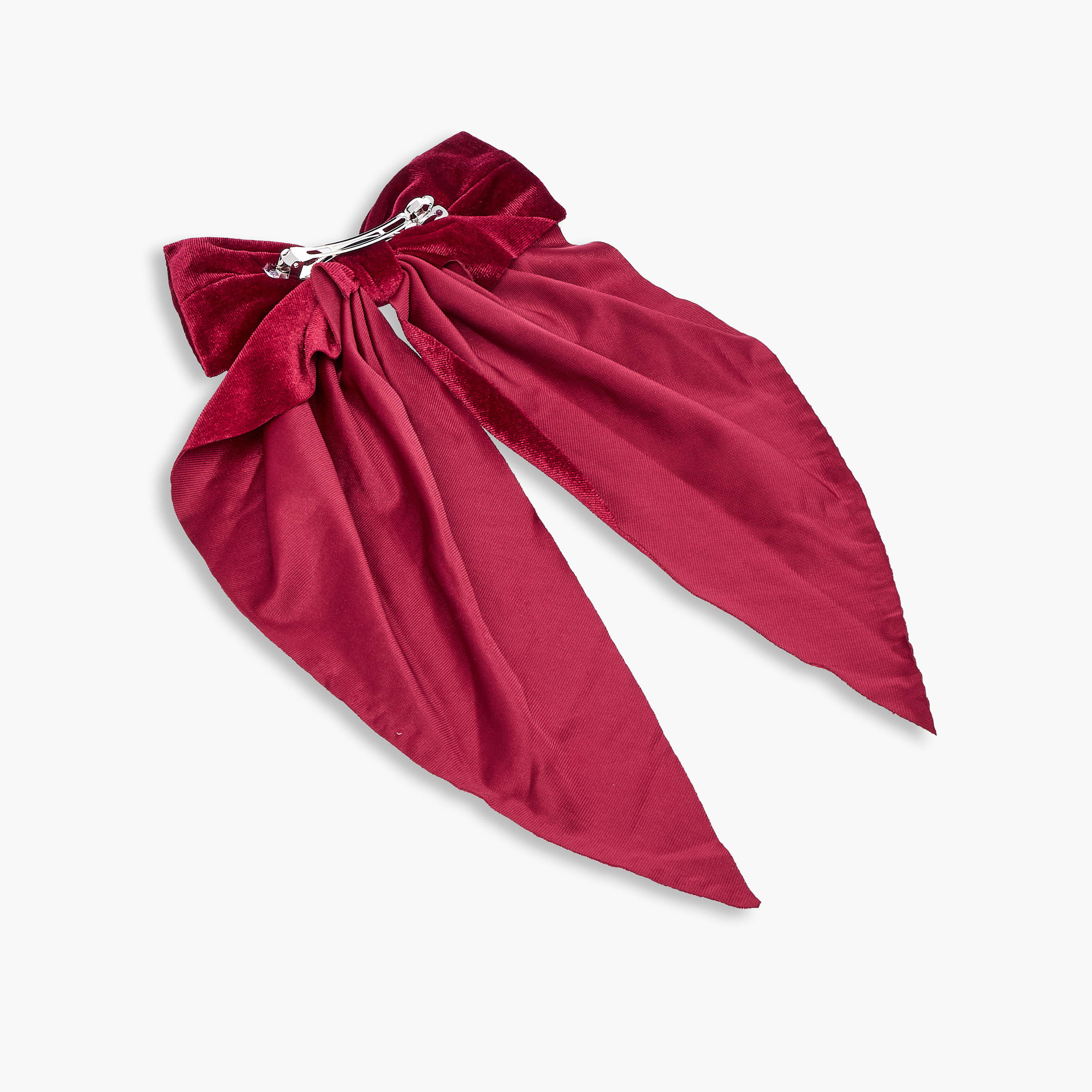 مشبك شعر باريت مزين بفيونكة-women-hairaccessories-clips-image-3