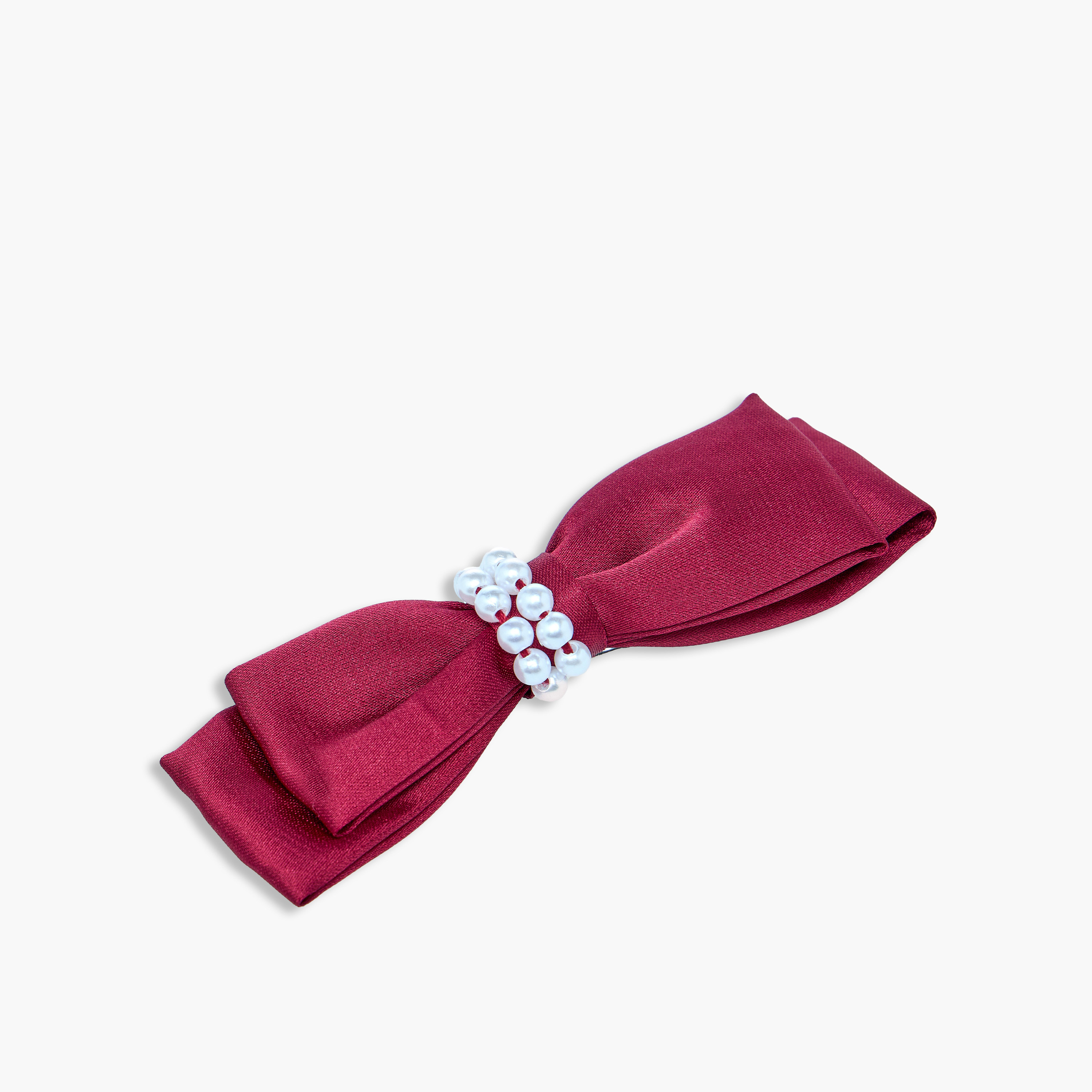 مشابك شعر بتزيينات فيونكة - طقم من قطعتين-women-hairaccessories-clips-image-4