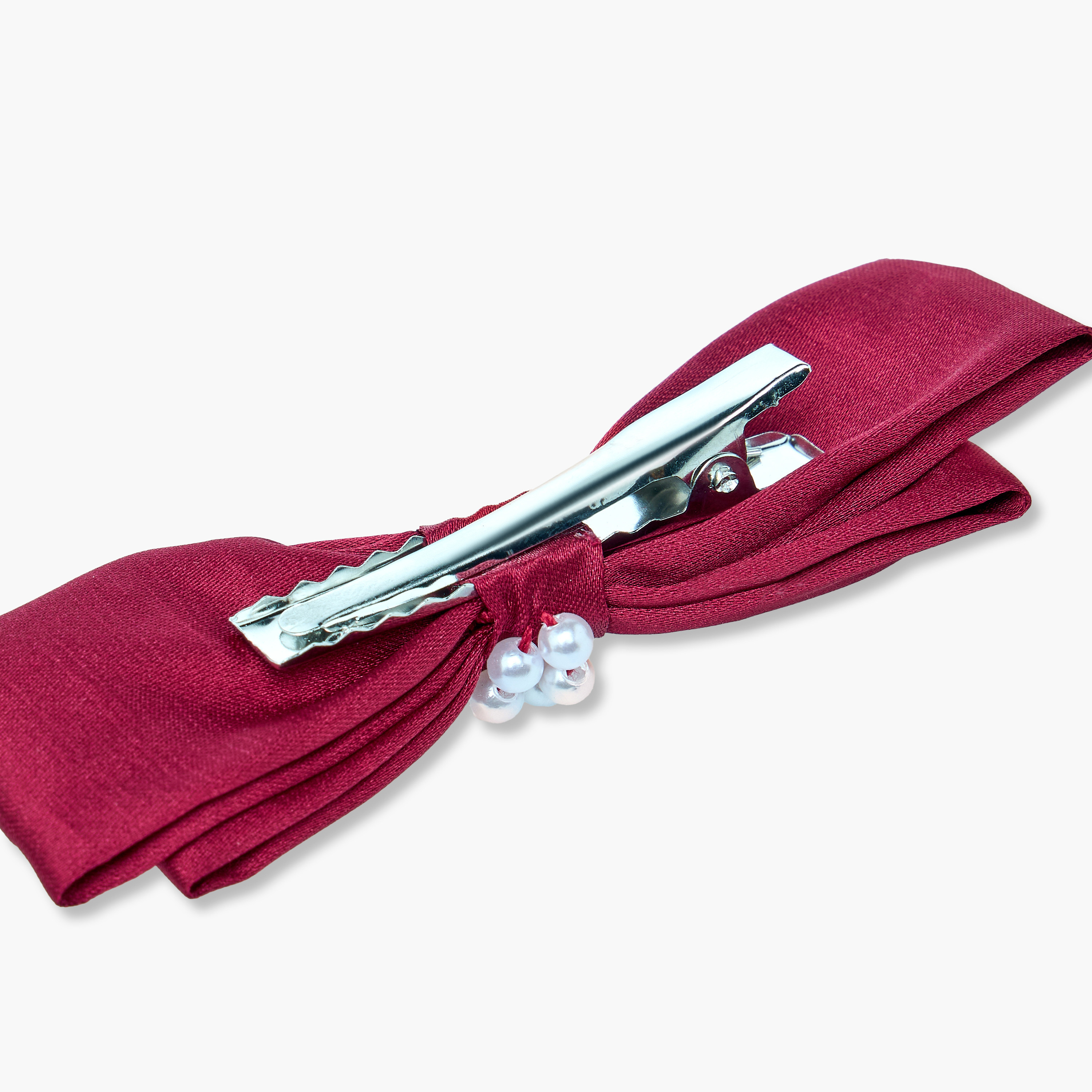 مشابك شعر بتزيينات فيونكة - طقم من قطعتين-women-hairaccessories-clips-image-5