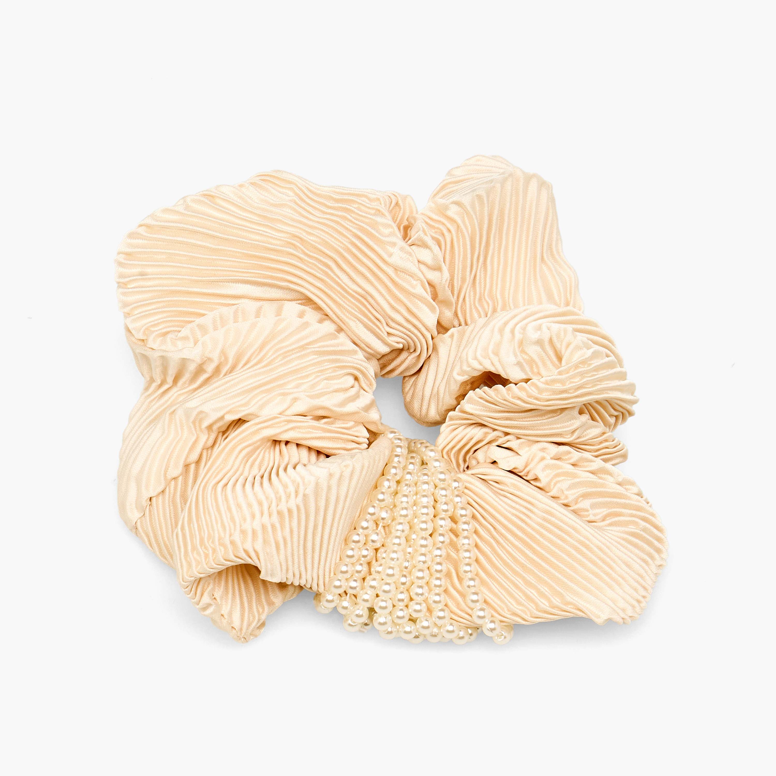 Pearl Embellished Hair Scrunchie-women-hairaccessories-scrunchies-image-2