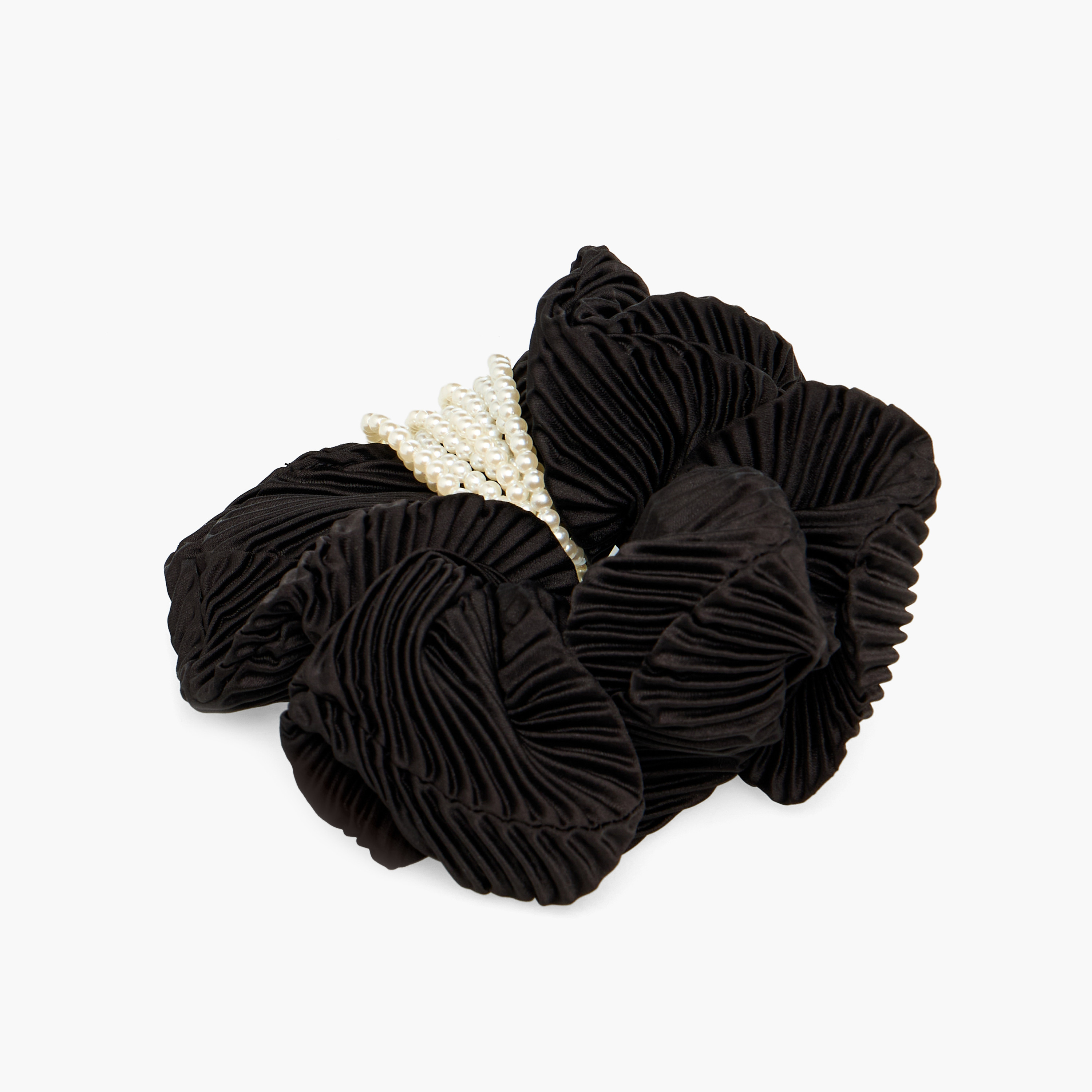 Pearl Embellished Hair Scrunchie-women-hairaccessories-scrunchies-image-3