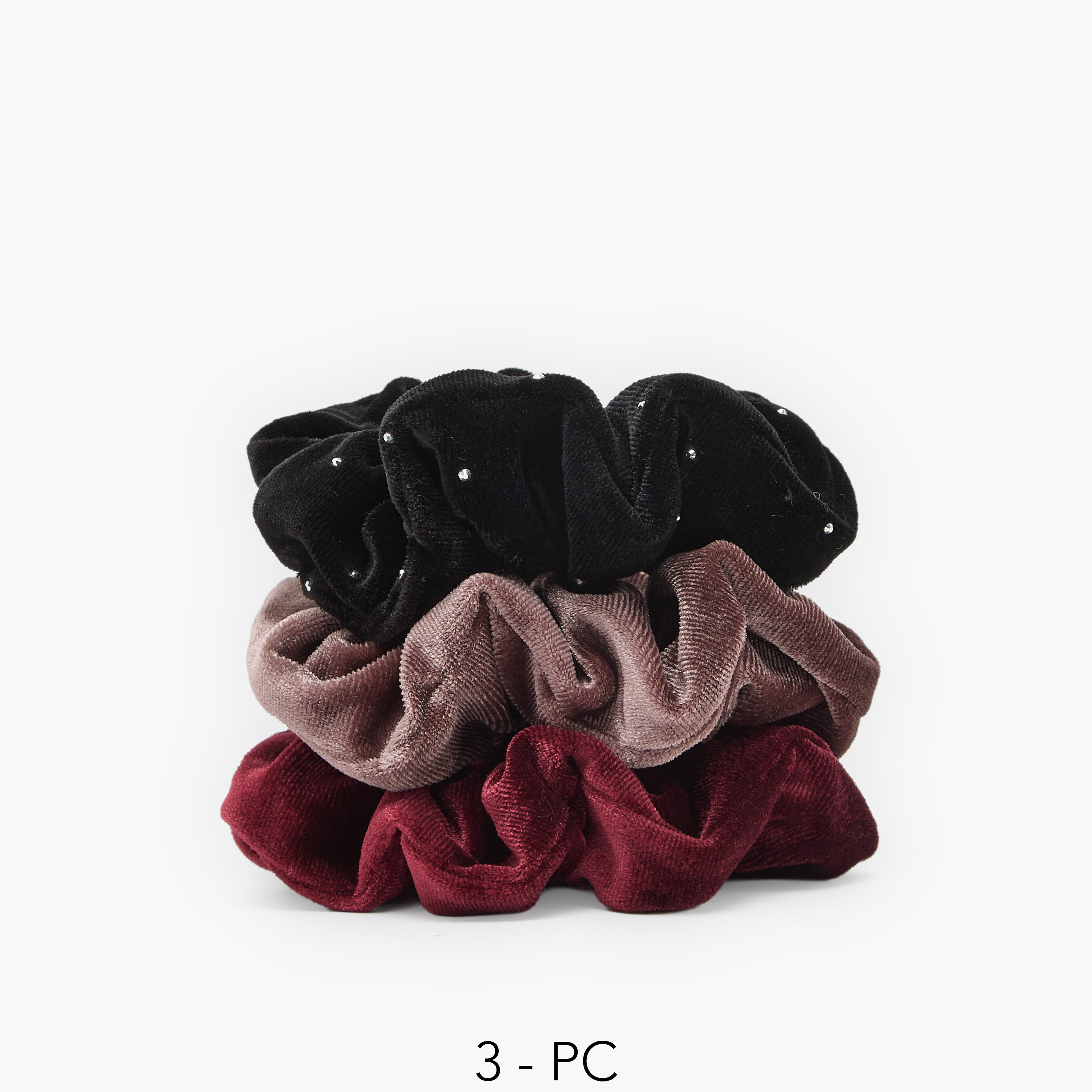 ربطات شعر سكرانشي - عبوة من 3 قطع-women-hairaccessories-scrunchies-image-1