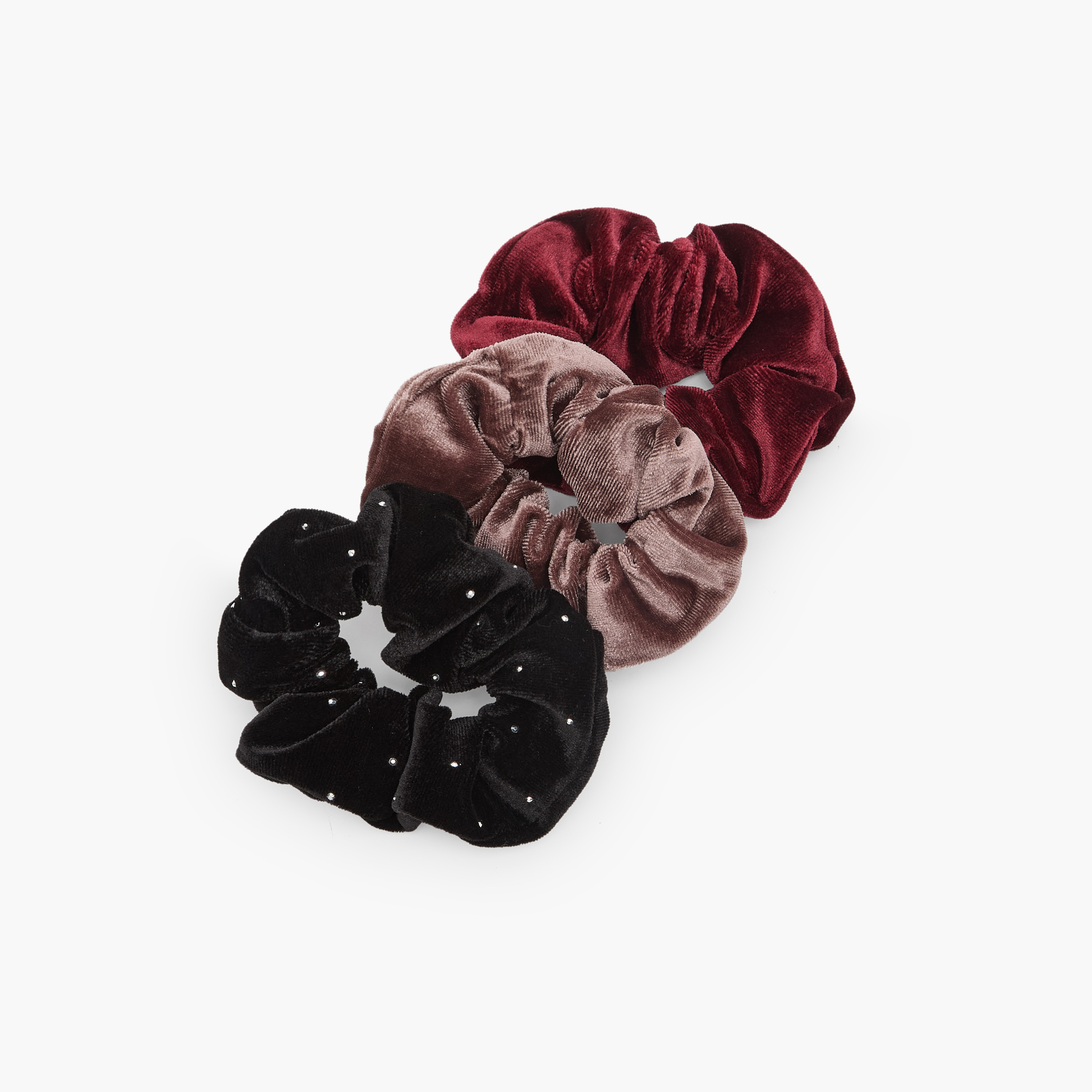 ربطات شعر سكرانشي - عبوة من 3 قطع-women-hairaccessories-scrunchies-image-2