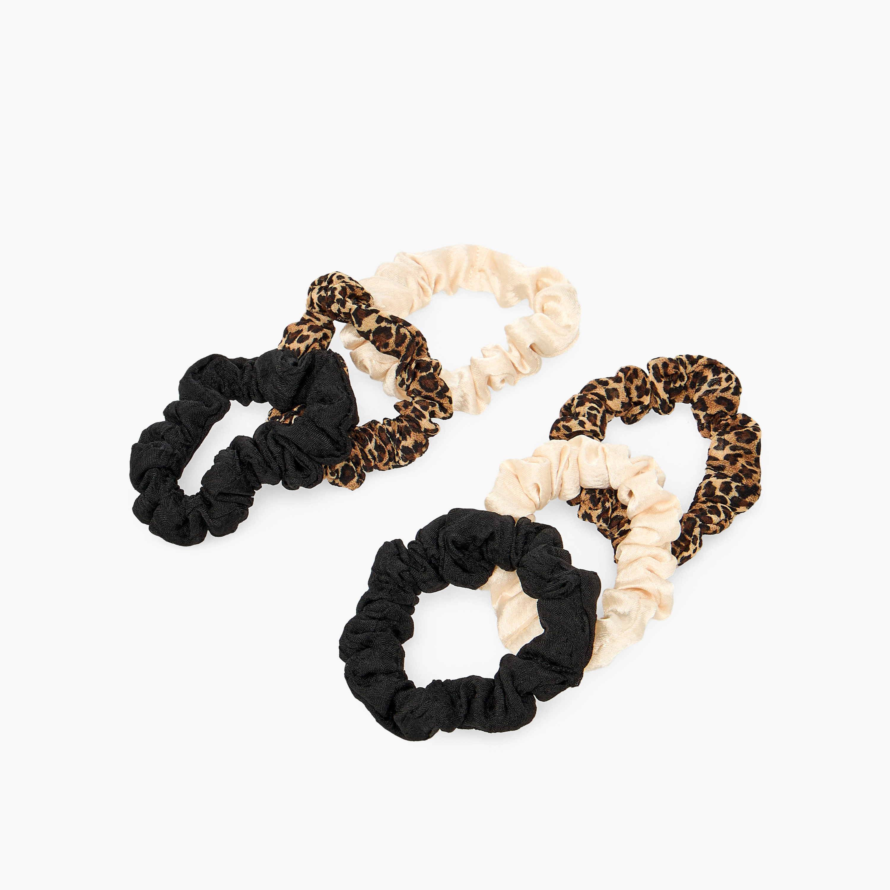 ربطات شعر مرنة - عبوة من 6 قطع-women-hairaccessories-scrunchies-image-2