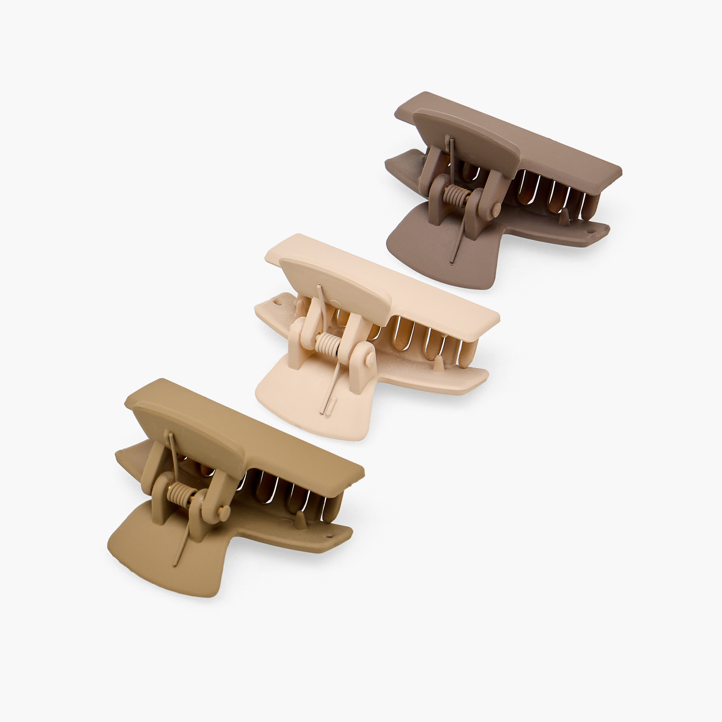 Pack of 3 Hair Clamps with Matte Finish-women-hairaccessories-clamps-image-5