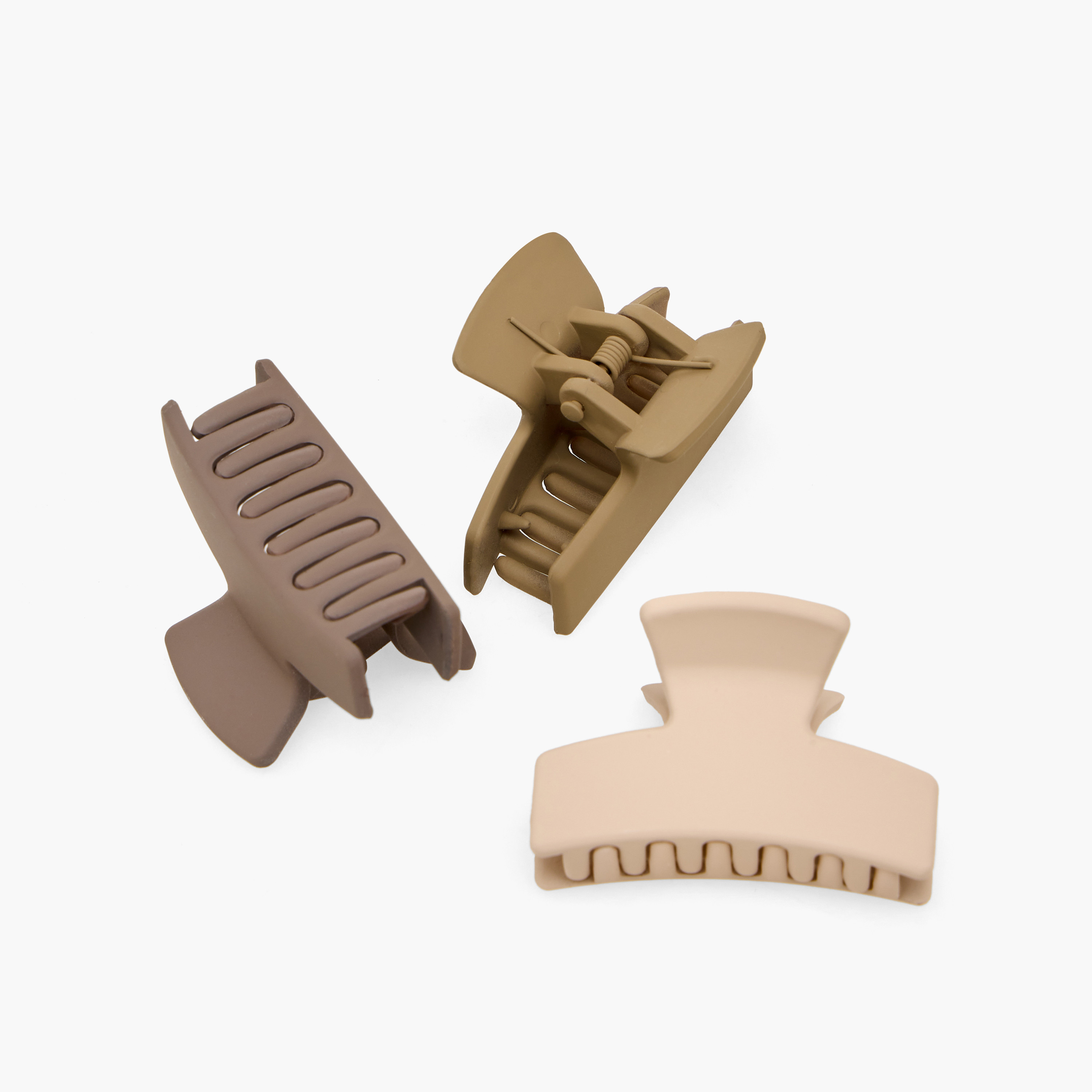 Pack of 3 Hair Clamps with Matte Finish-women-hairaccessories-clamps-image-6