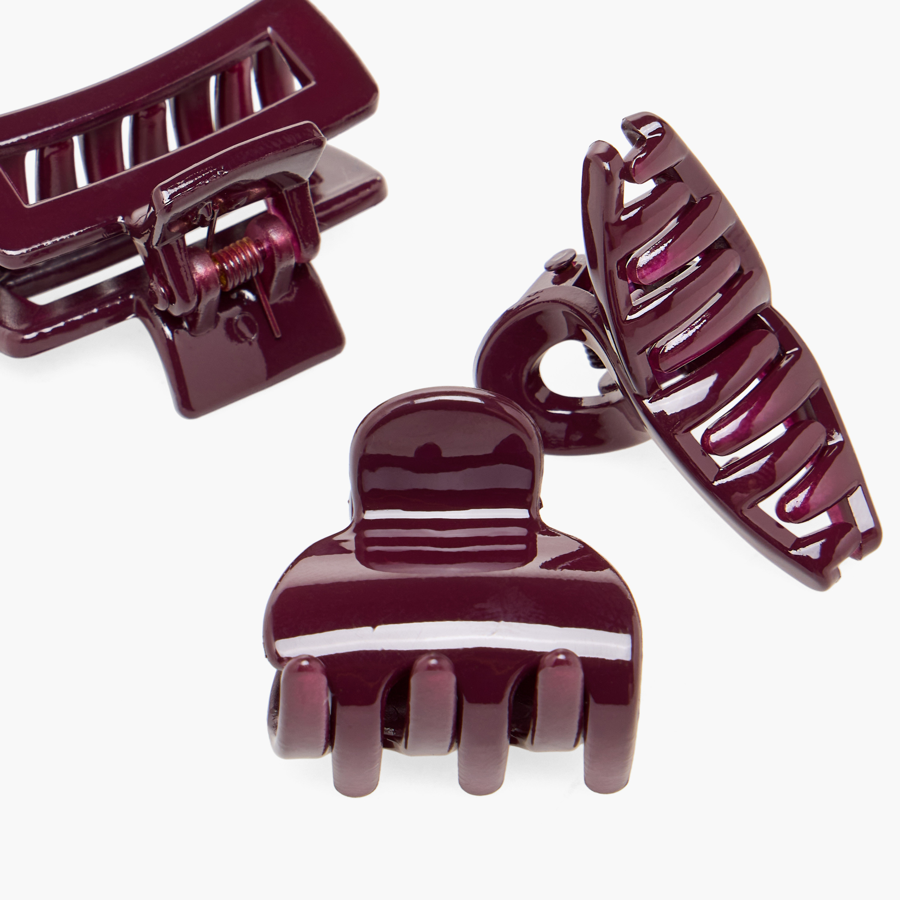 طقم مشابك شعر لامعة من 3 قطع-women-hairaccessories-clamps-image-6