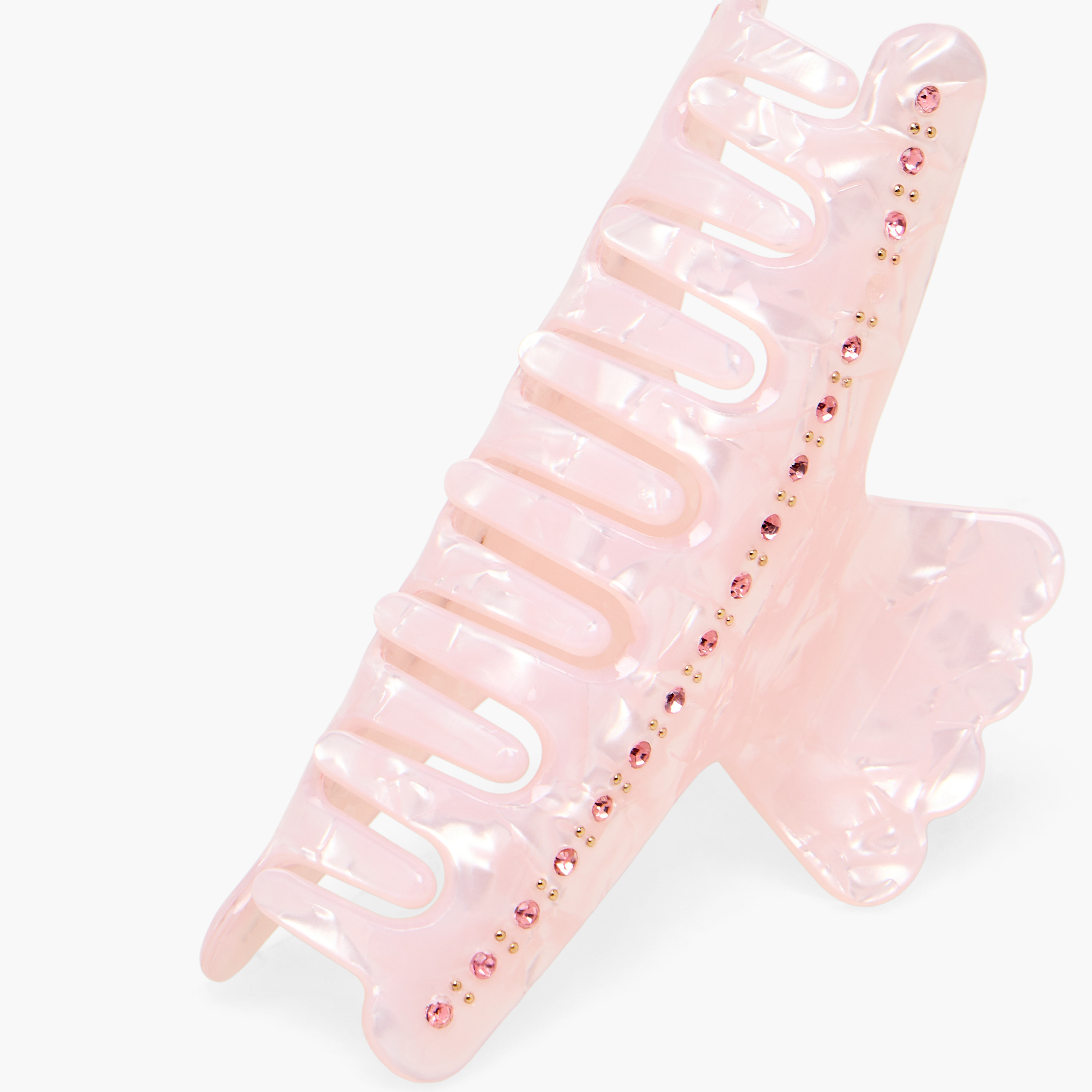 Stone Embellished Hair Clamp with Glossy Finish-women-hairaccessories-clamps-image-3