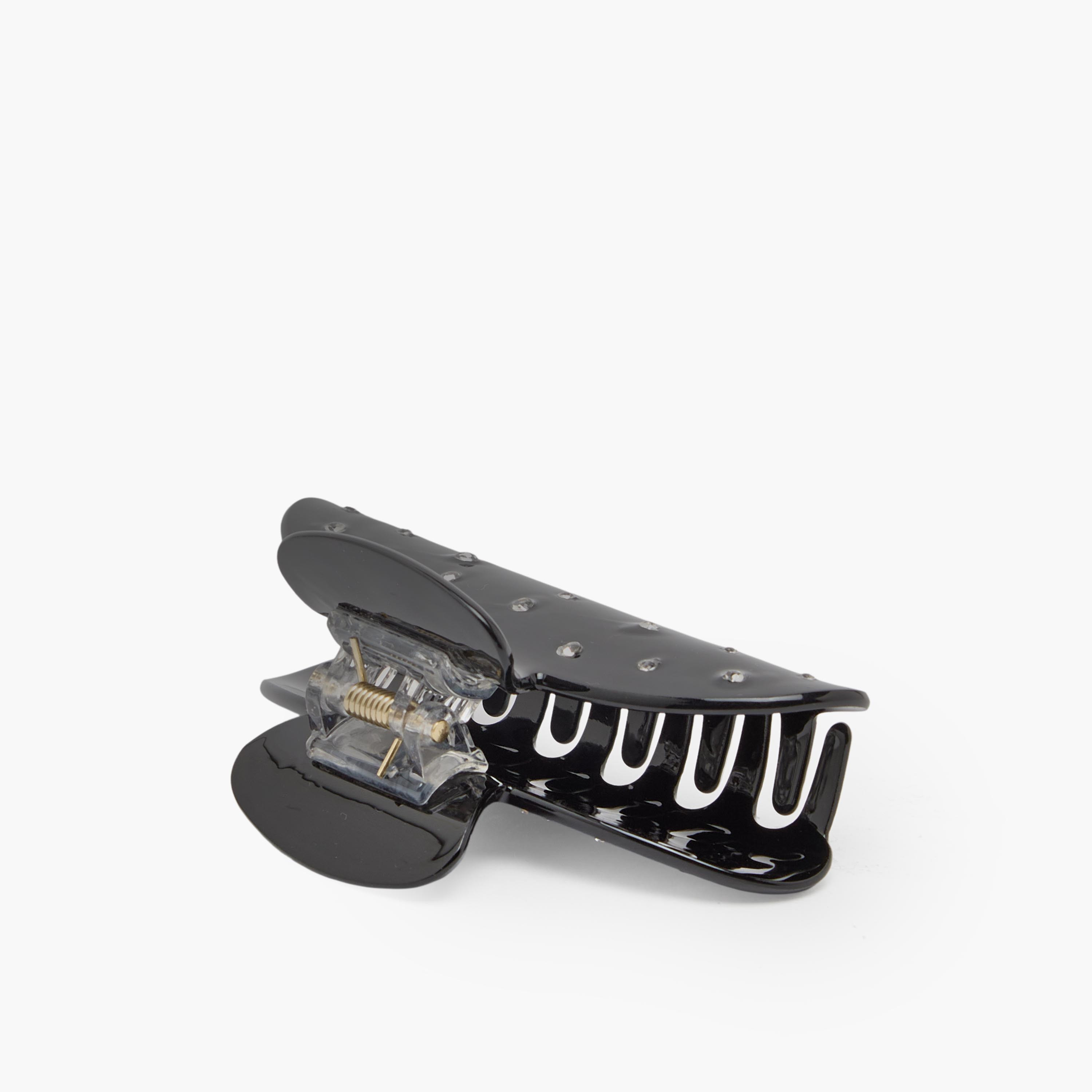 Stone Embellished Hair Clamp with Glossy Finish-women-hairaccessories-clamps-image-2