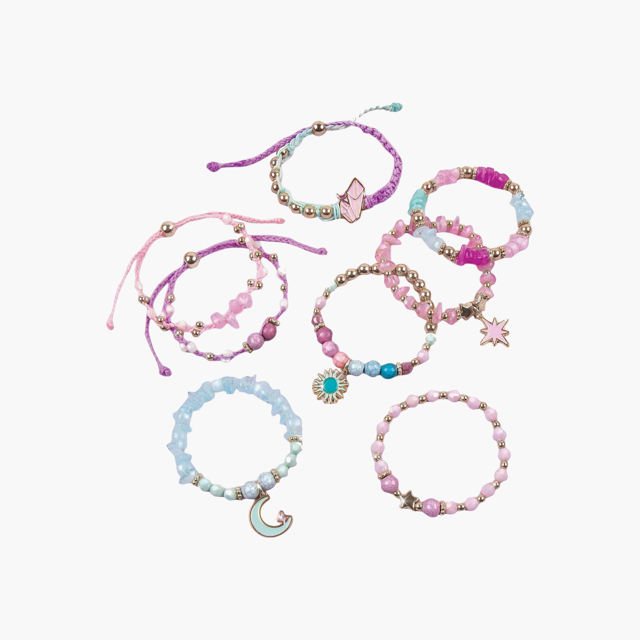 Make It Real Celestial Stones DIY Bracelet Kit with Beads, Charms - Pack of 270-school-artsandcrafts-image-8
