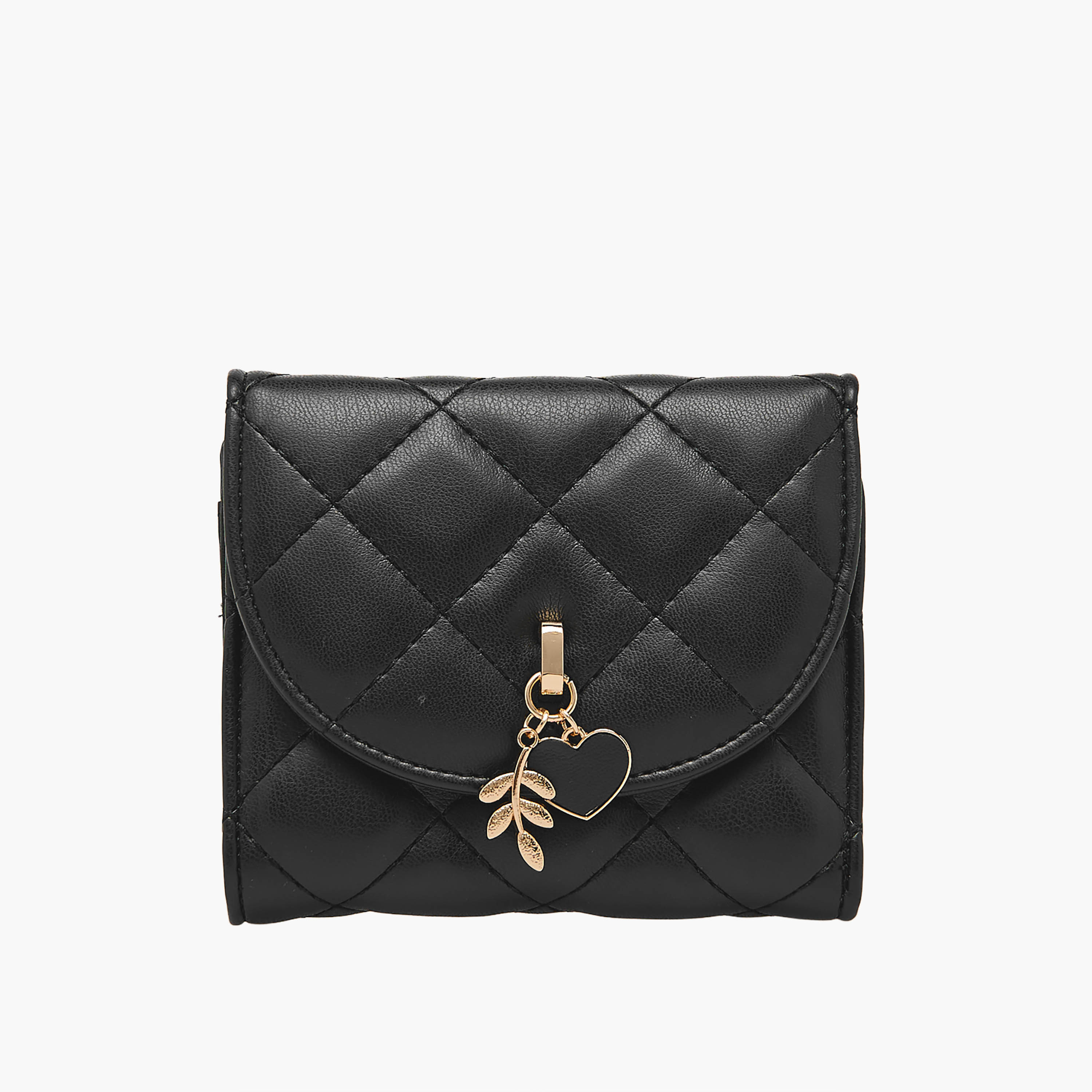 Sasha Textured Wallet with Charm-women-bagsandwallets-wallets-image-1