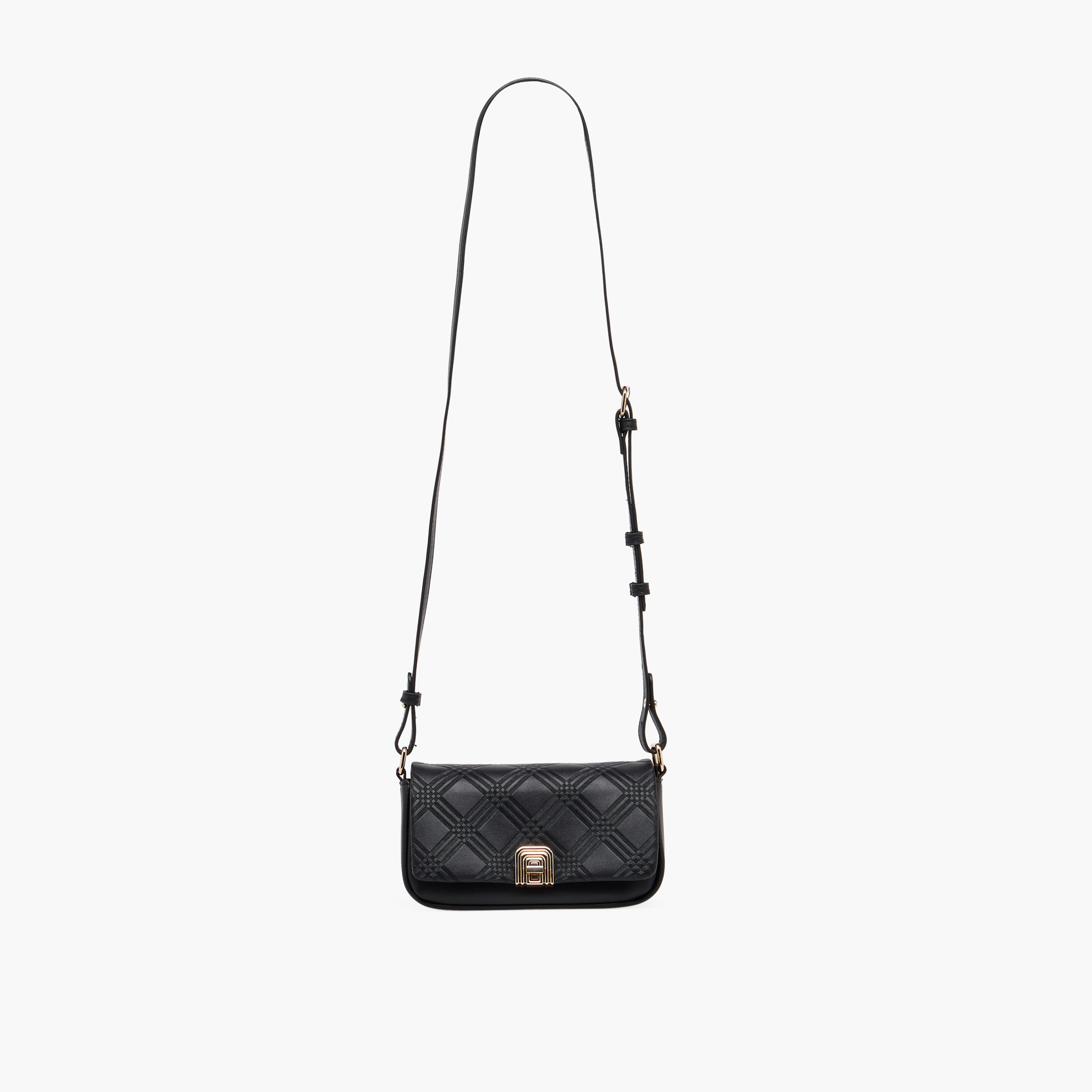 شنطة كروس بودي بارزة الملمس بحزام قابل للفصل من ساشا-women-bagsandwallets-handbags-image-2