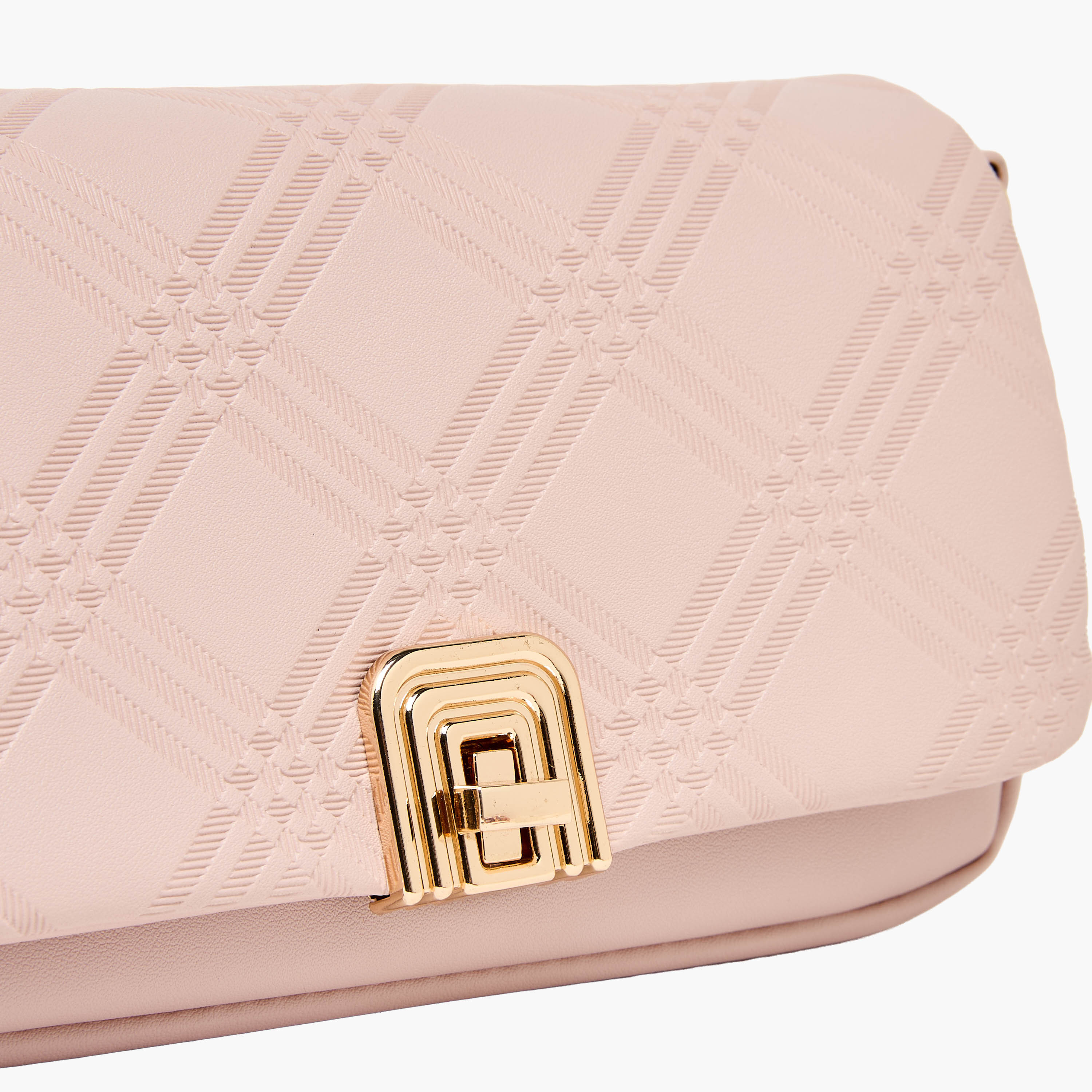 شنطة كروس بودي بارزة الملمس بحزام قابل للفصل من ساشا-women-bagsandwallets-handbags-image-4
