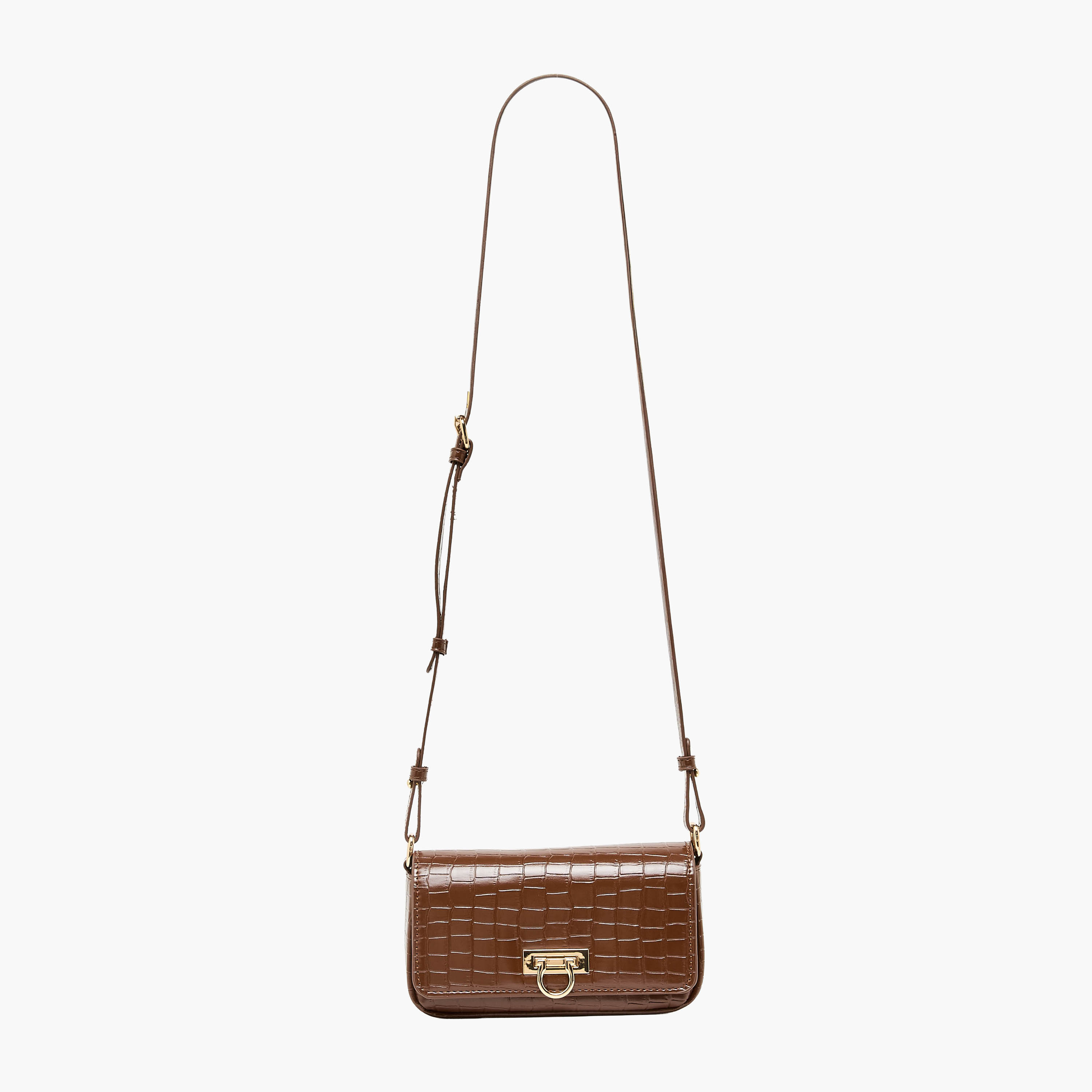شنطة كروس بودي بارزة الملمس بحزام قابل للفصل من ساشا-women-bagsandwallets-handbags-image-2