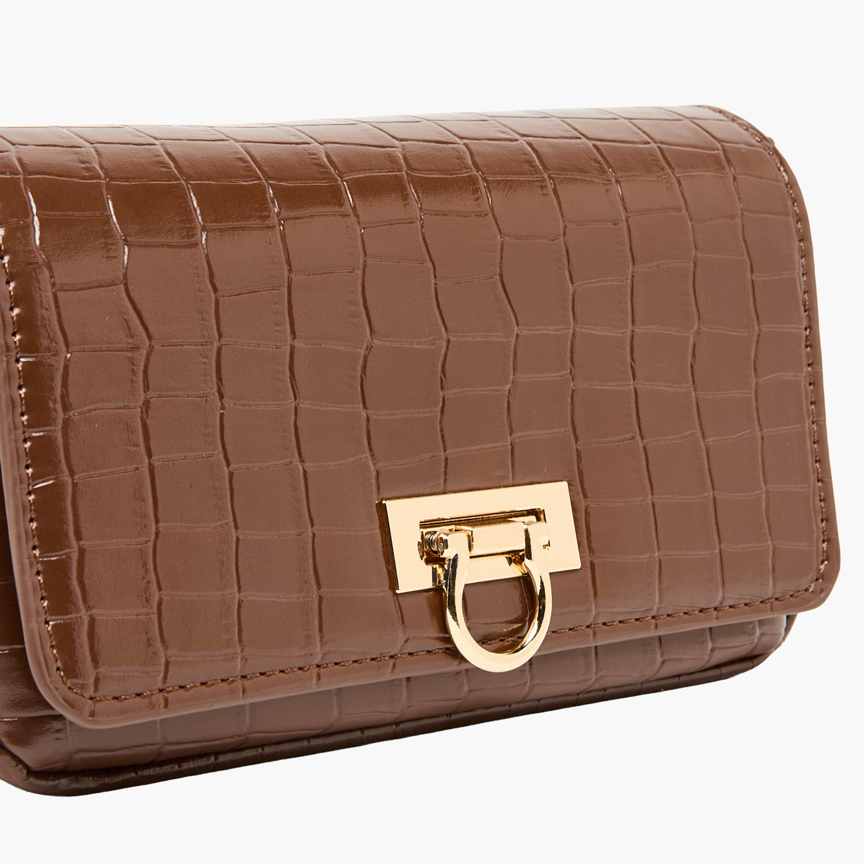 شنطة كروس بودي بارزة الملمس بحزام قابل للفصل من ساشا-women-bagsandwallets-handbags-image-4