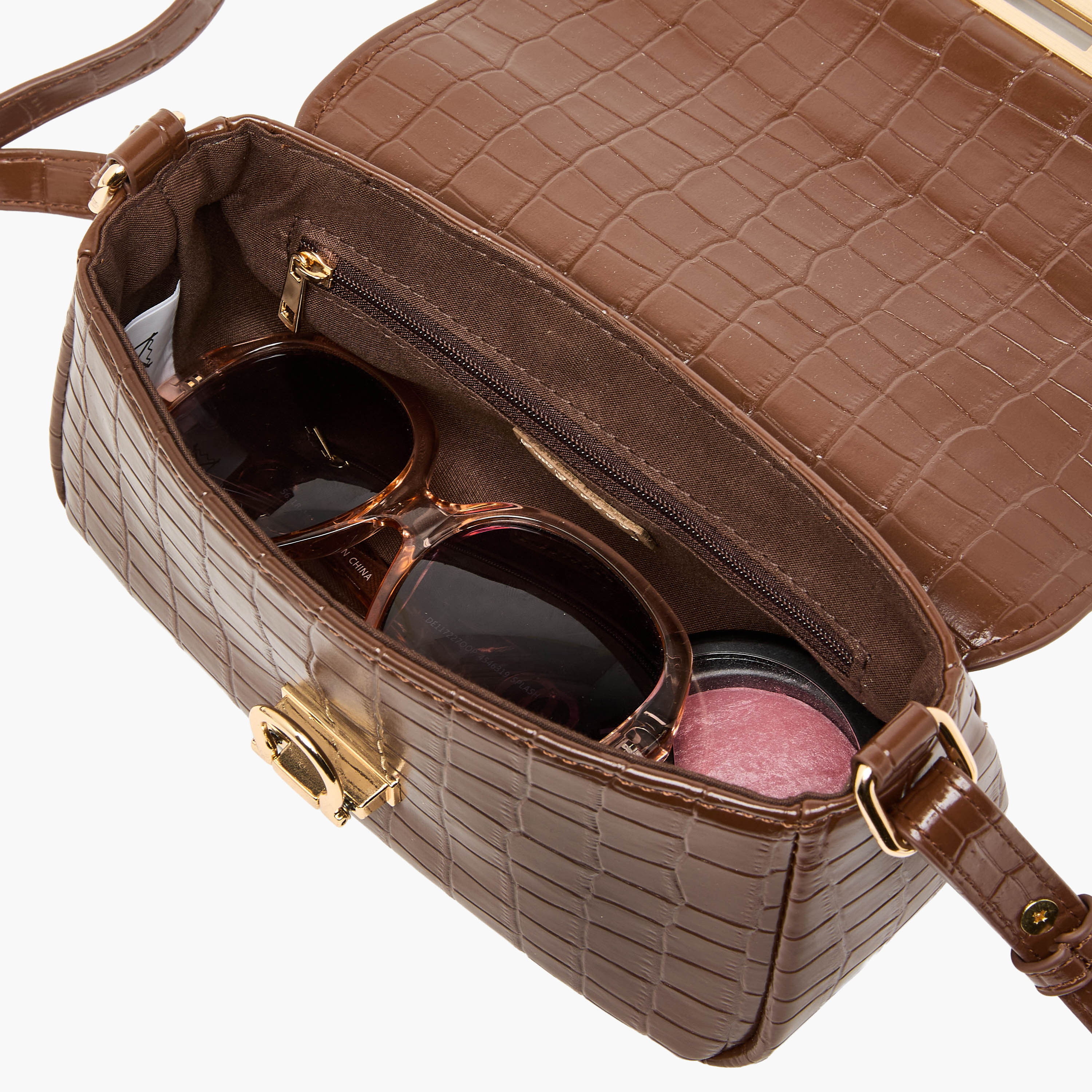 شنطة كروس بودي بارزة الملمس بحزام قابل للفصل من ساشا-women-bagsandwallets-handbags-image-7