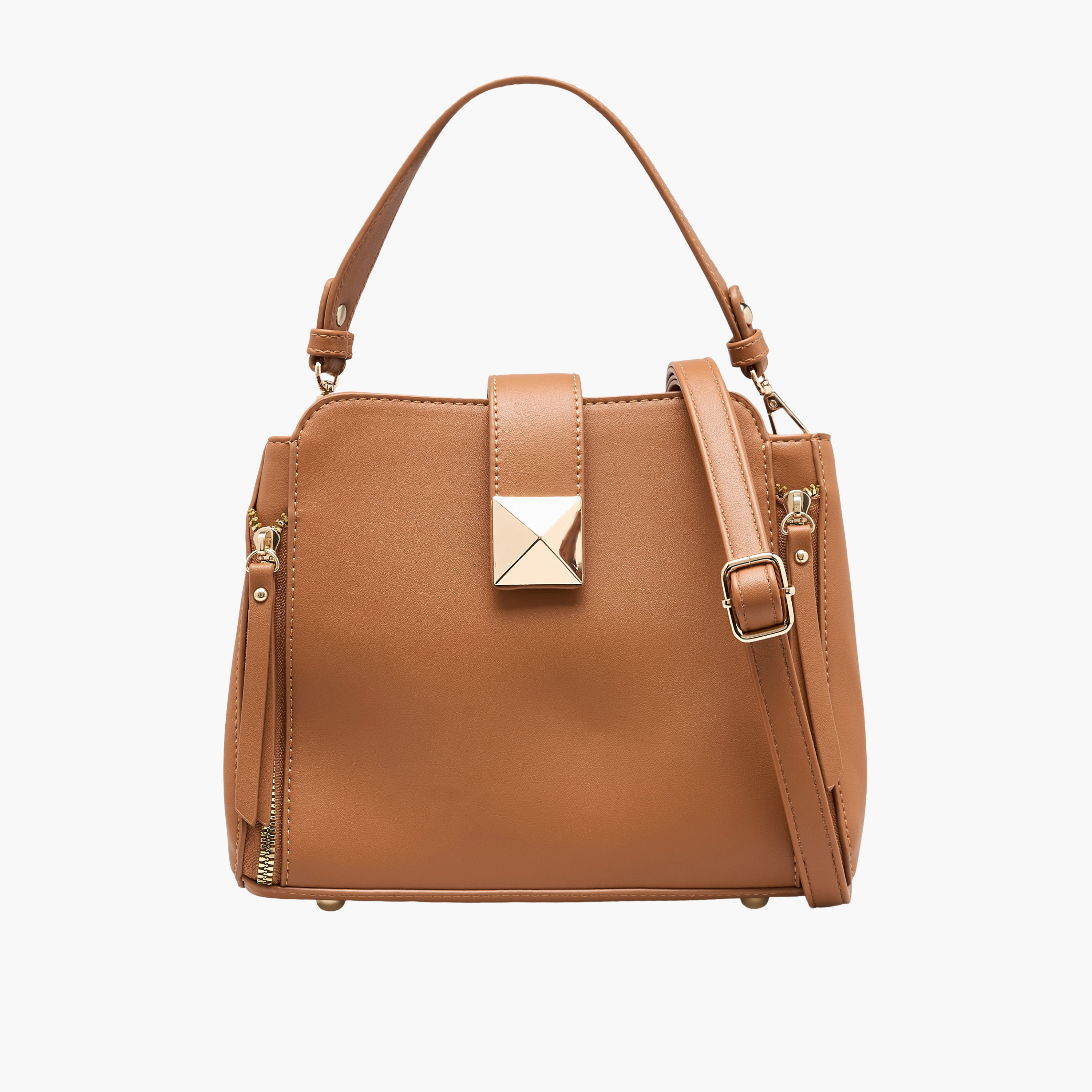 شنطة كروس بودي بطبعات مونوجرام وحزام قابل للتعديل من ساشا-women-bagsandwallets-handbags-image-1