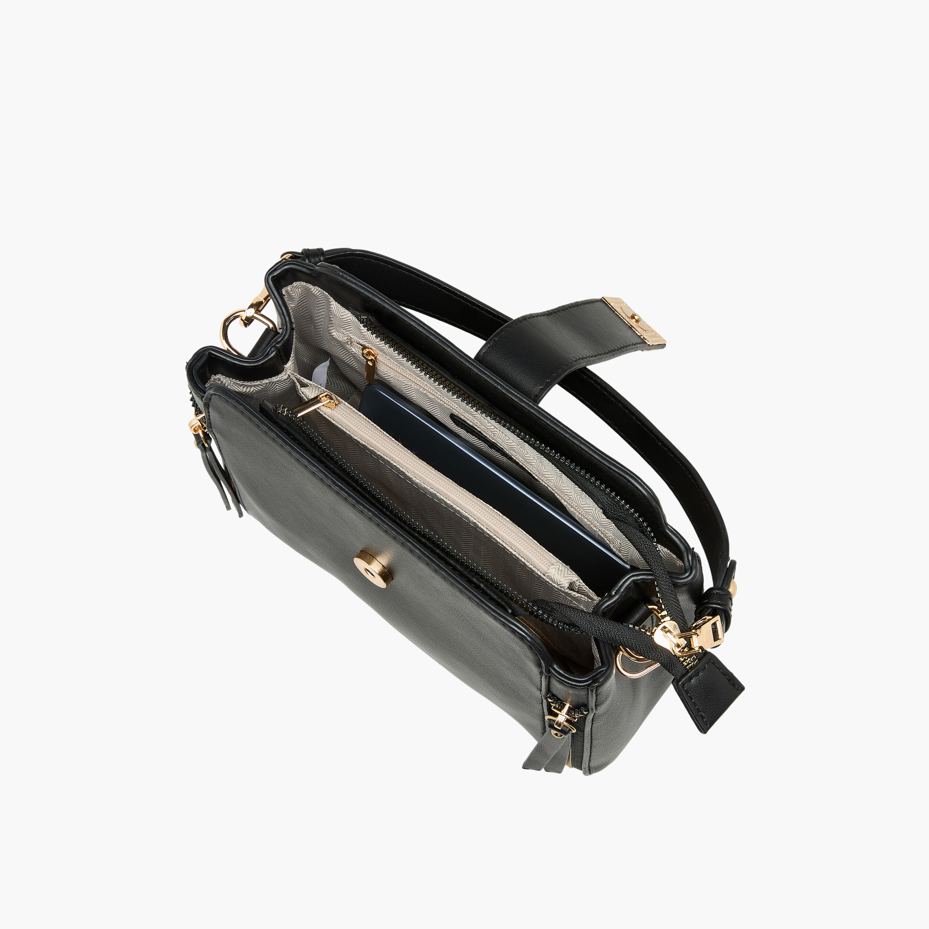 شنطة كروس بودي بطبعات مونوجرام وحزام قابل للتعديل من ساشا-women-bagsandwallets-handbags-image-8