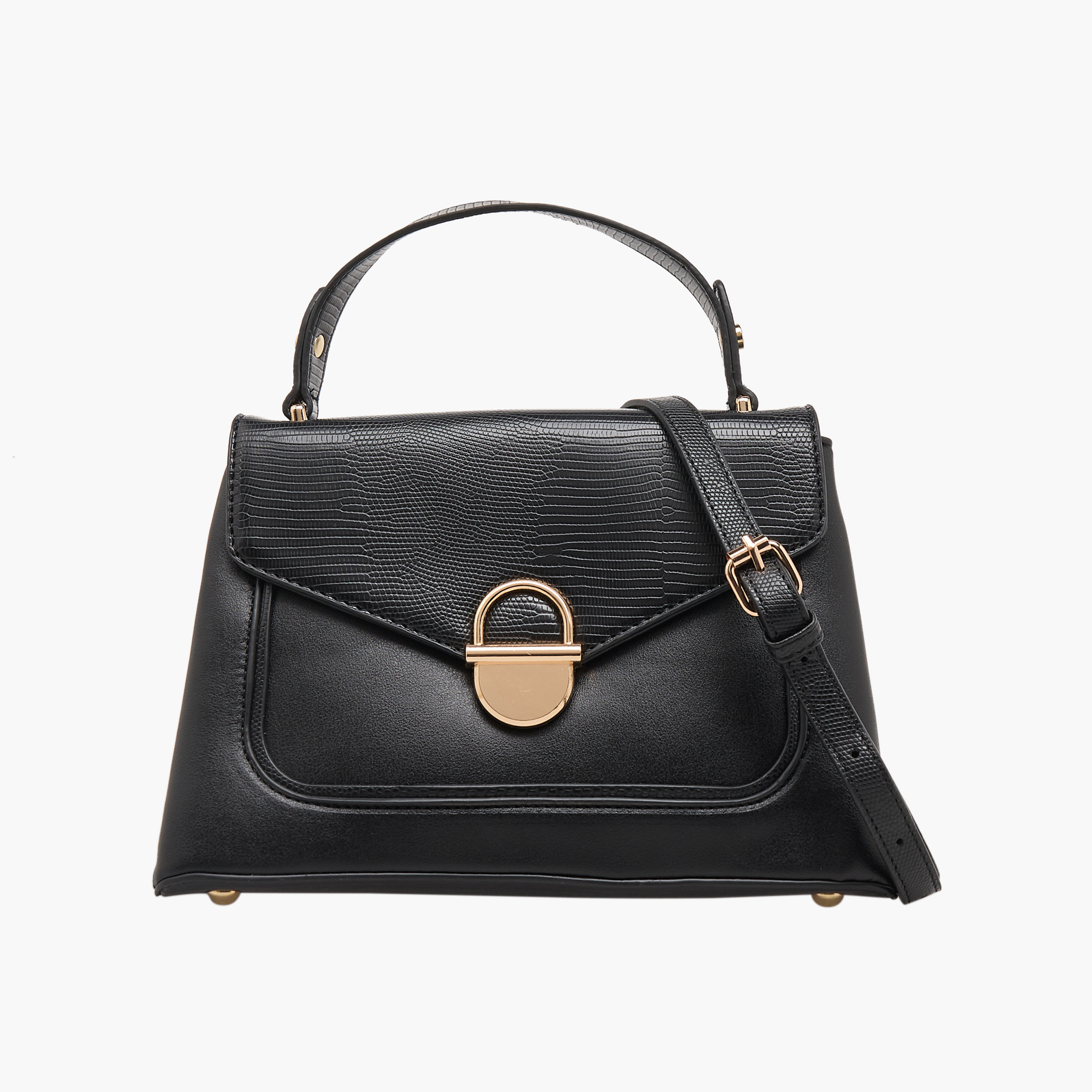 شنطة كروس بودي بارزة الملمس بزر إغلاق من ساشا-women-bagsandwallets-handbags-image-1