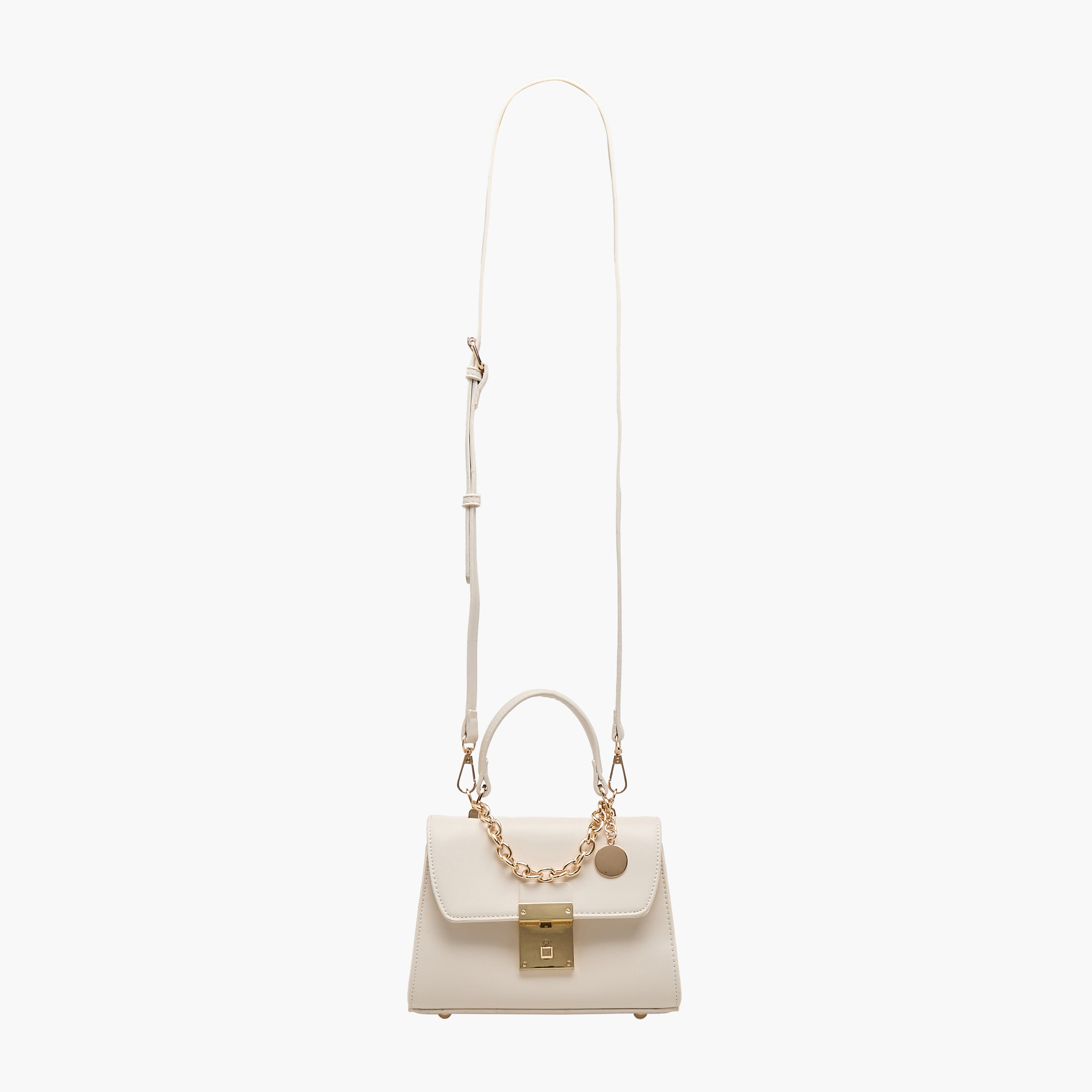 شنطة كروس بودي بارزة الملمس بزينة سلسلة وحزام من ساشا-women-bagsandwallets-handbags-image-3