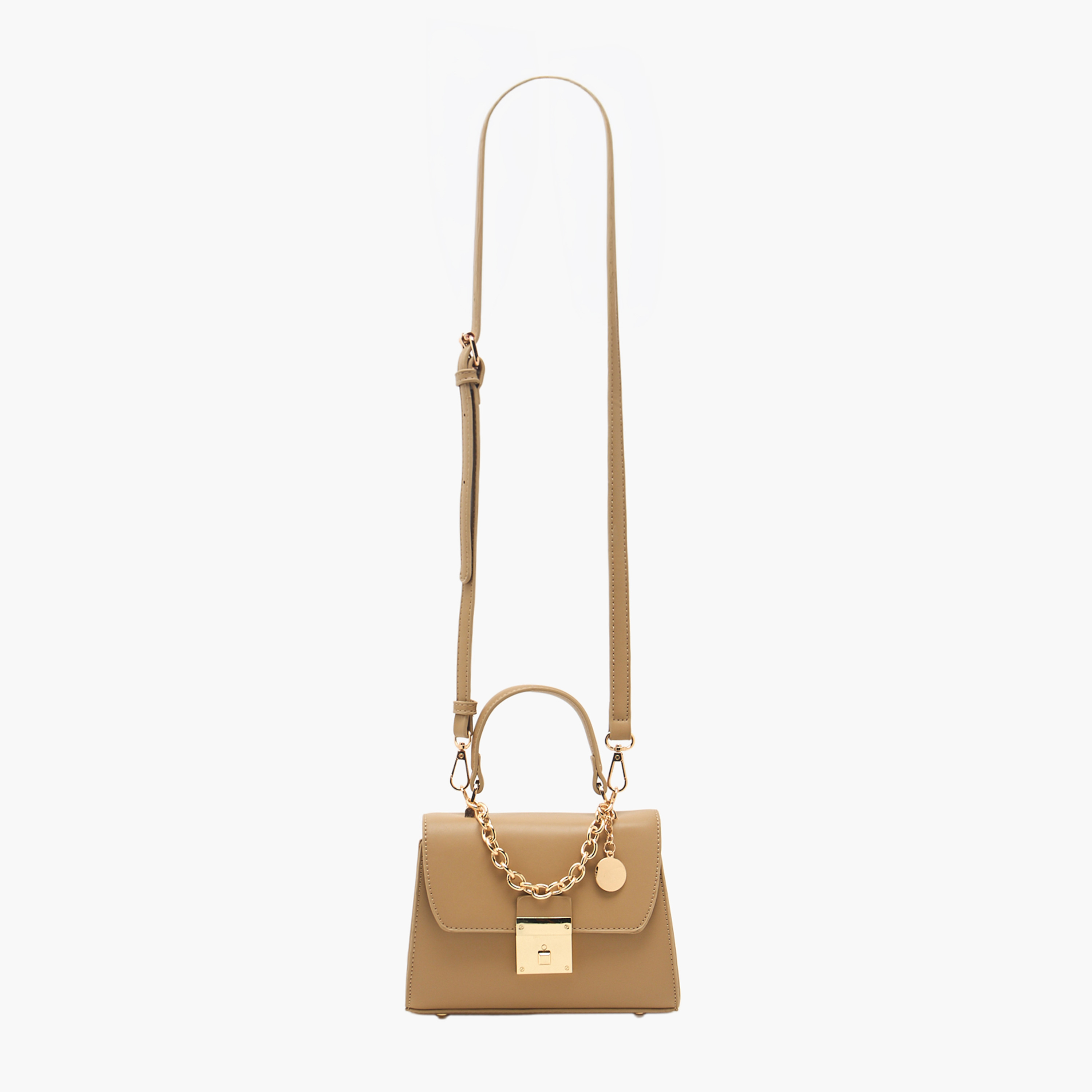 شنطة كروس بودي بارزة الملمس بزينة سلسلة وحزام من ساشا-women-bagsandwallets-handbags-image-2