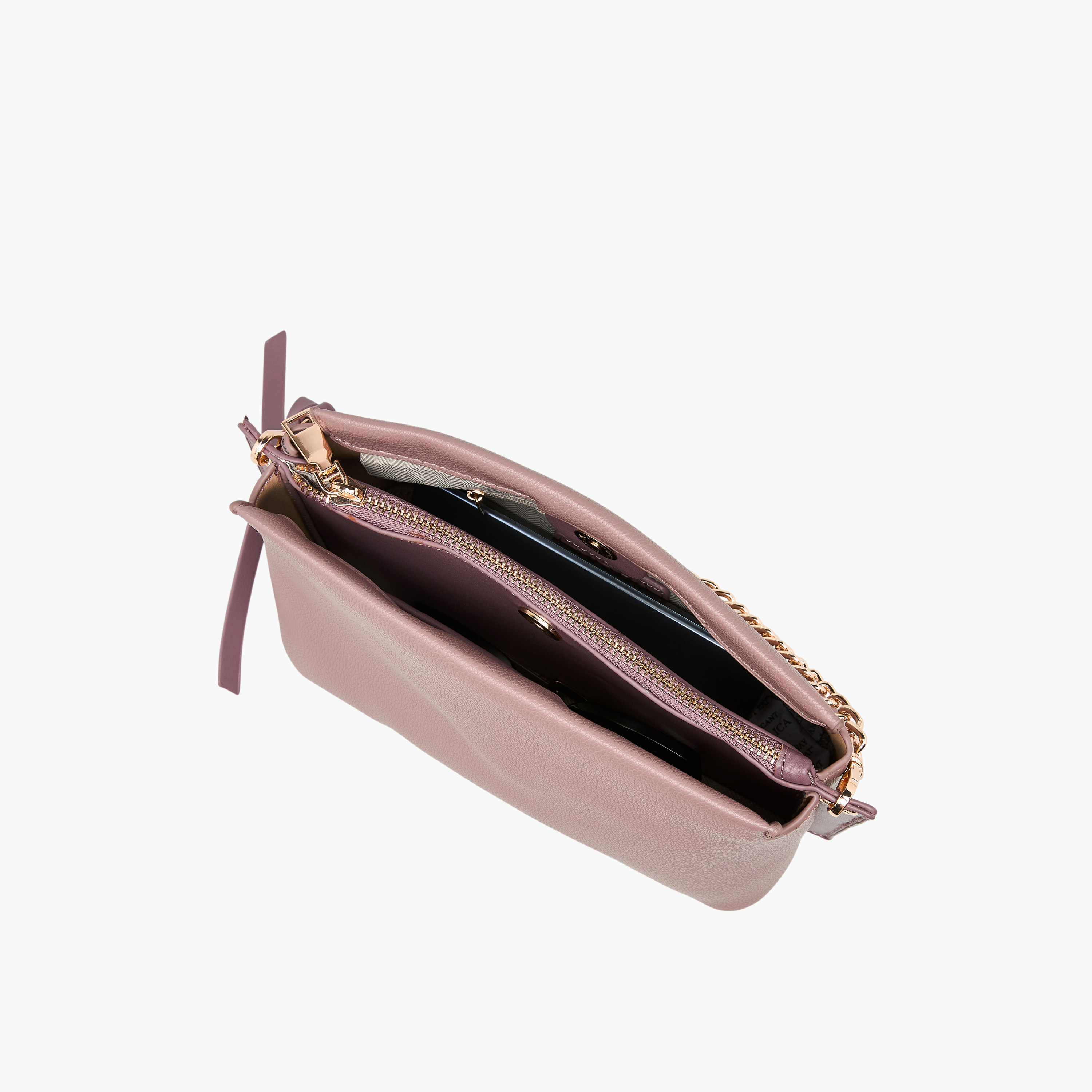 شنطة كروس بودي بارزة الملمس بسحاب إغلاق من ساشا-women-bagsandwallets-handbags-image-7