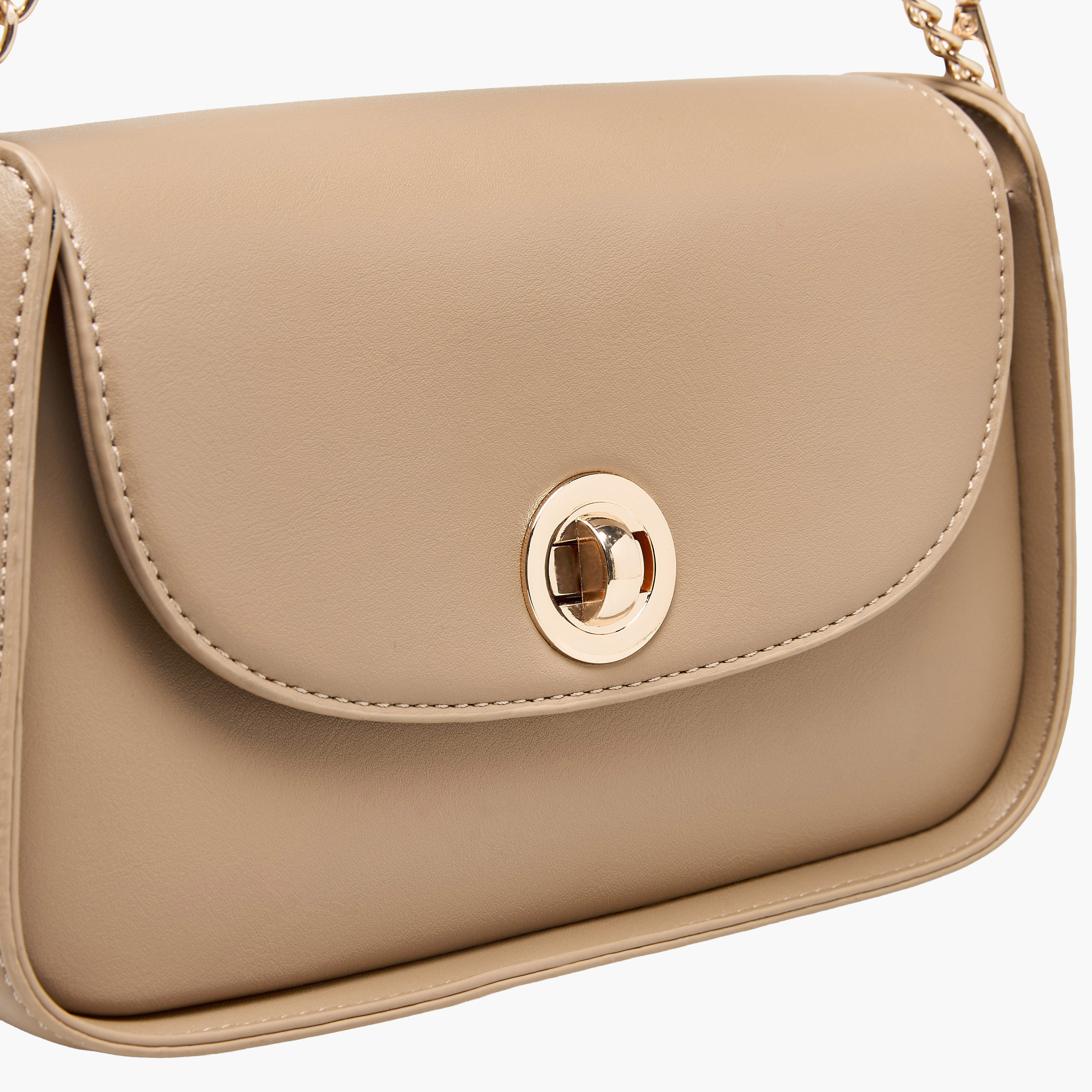 شنطة كروس بودي سادة بقفل إغلاق من ساشا-women-bagsandwallets-handbags-image-4