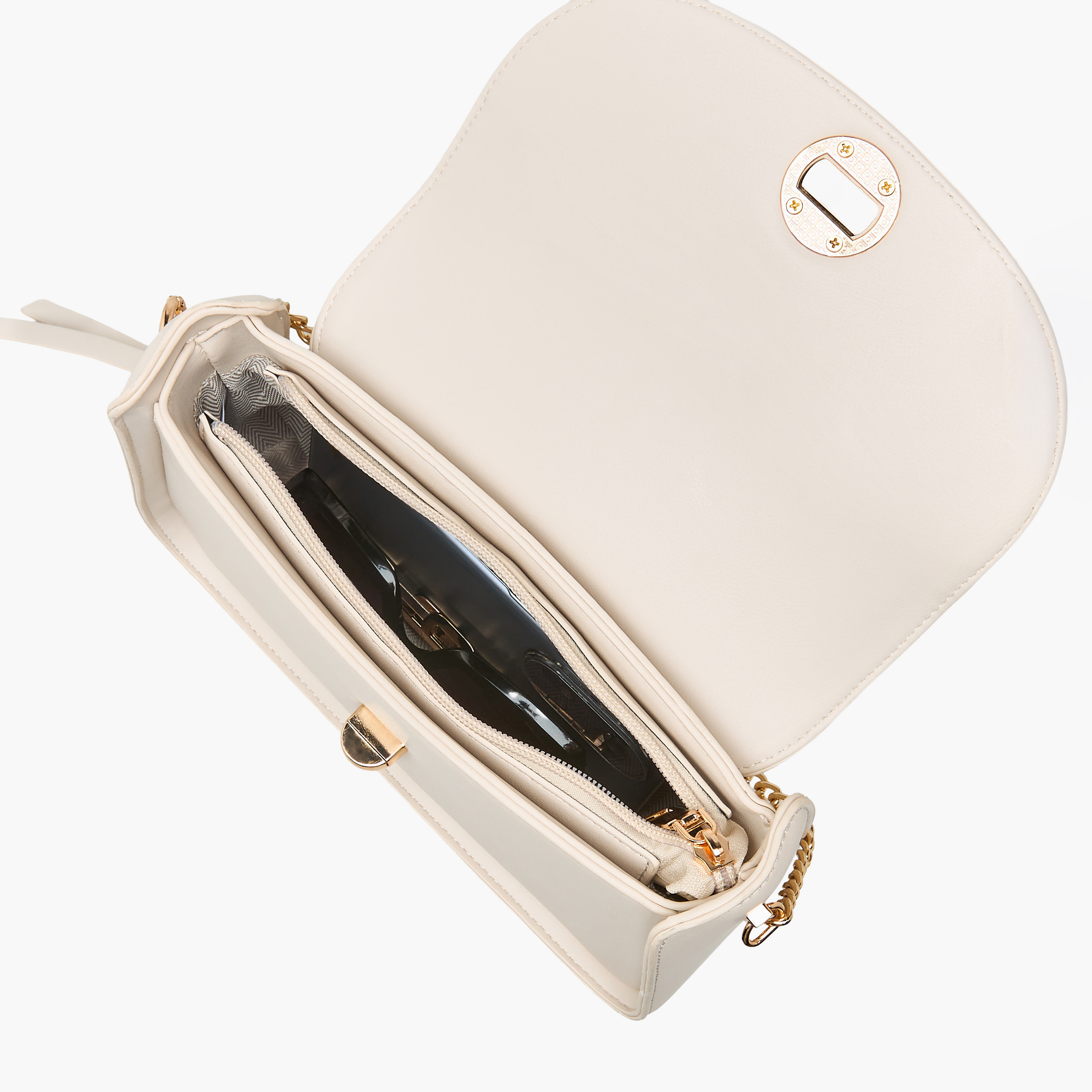 شنطة كروس بودي سادة بقفل إغلاق من ساشا-women-bagsandwallets-handbags-image-9