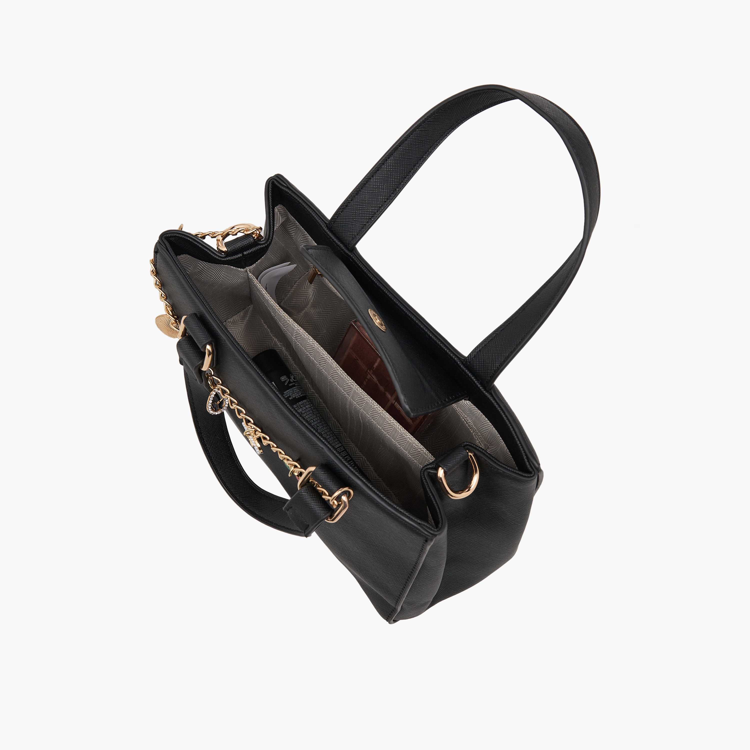 شنطة توتي مزينة بدلايّة وحزام قابل للفصل من ساشا-women-bagsandwallets-handbags-image-7