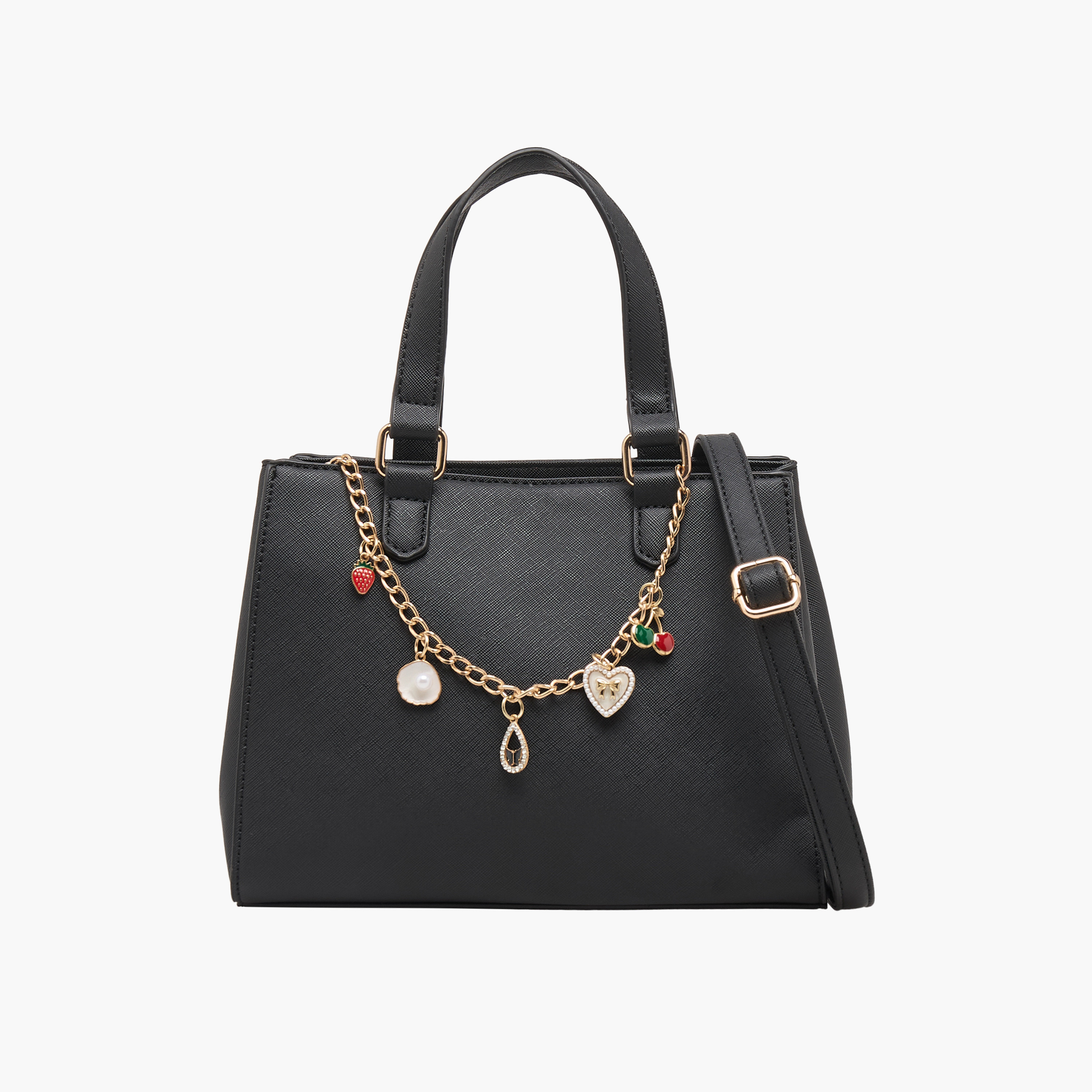 شنطة توتي مزينة بدلايّة وحزام قابل للفصل من ساشا-women-bagsandwallets-handbags-image-1