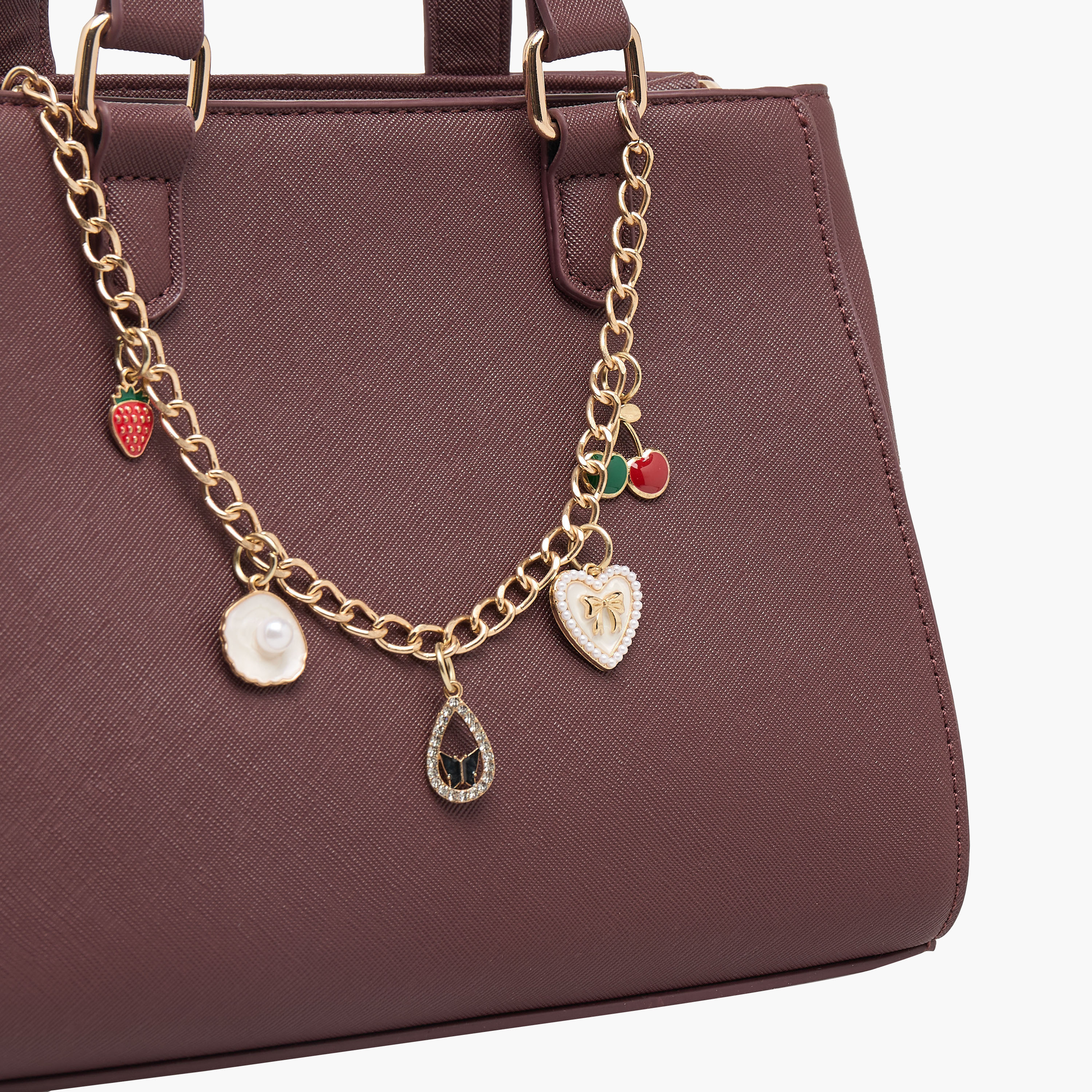 شنطة توتي مزينة بدلايّة وحزام قابل للفصل من ساشا-women-bagsandwallets-handbags-image-4