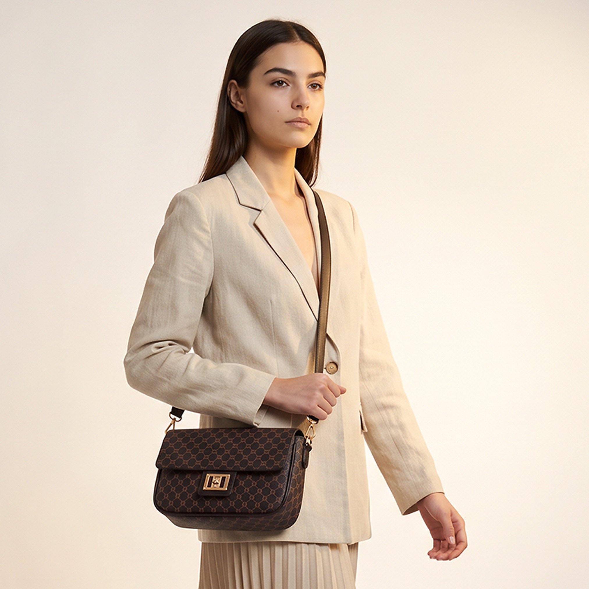 Sasha Printed Crossbody Bag with Button Closure-women-bagsandwallets-handbags-image-2