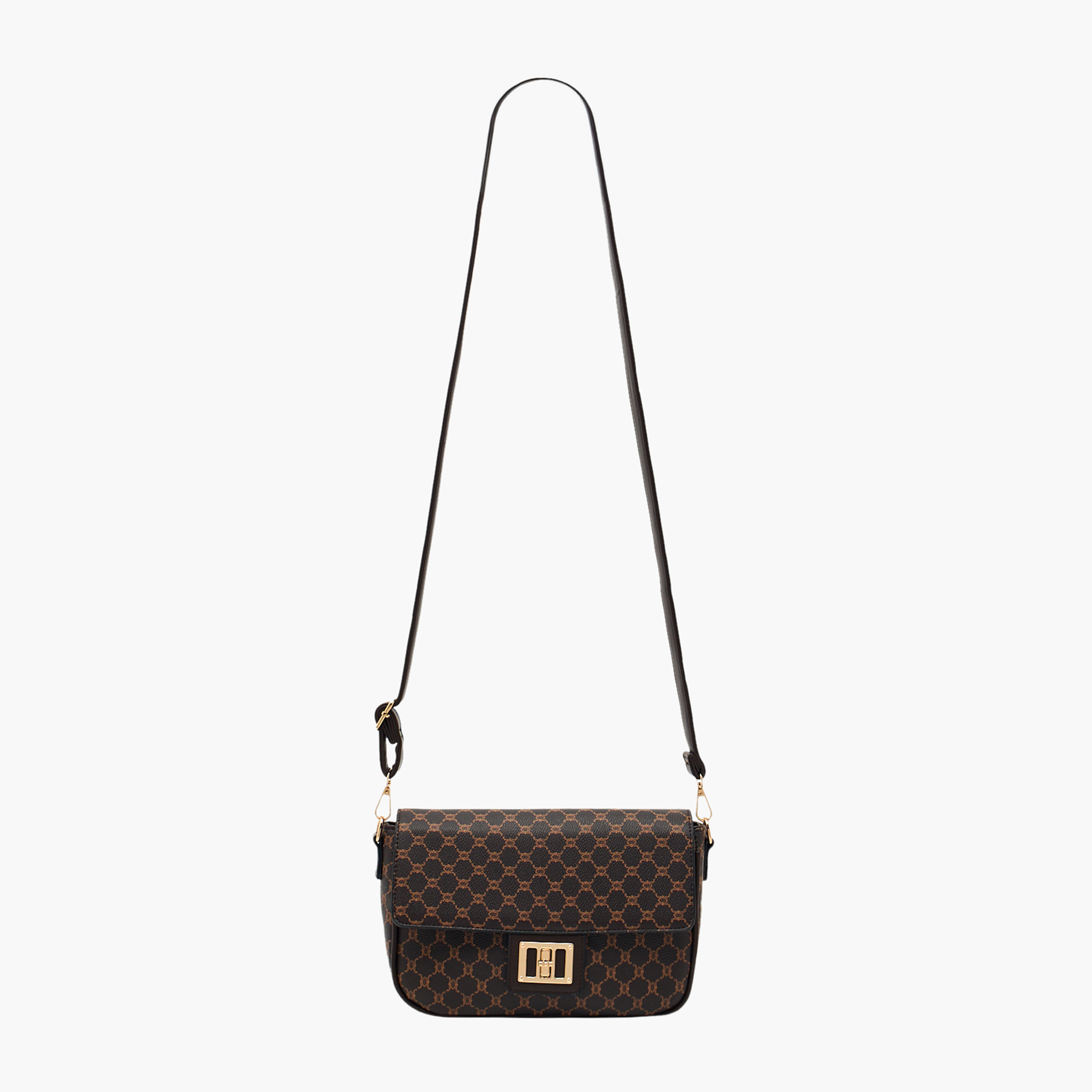 Sasha Printed Crossbody Bag with Button Closure-women-bagsandwallets-handbags-image-3