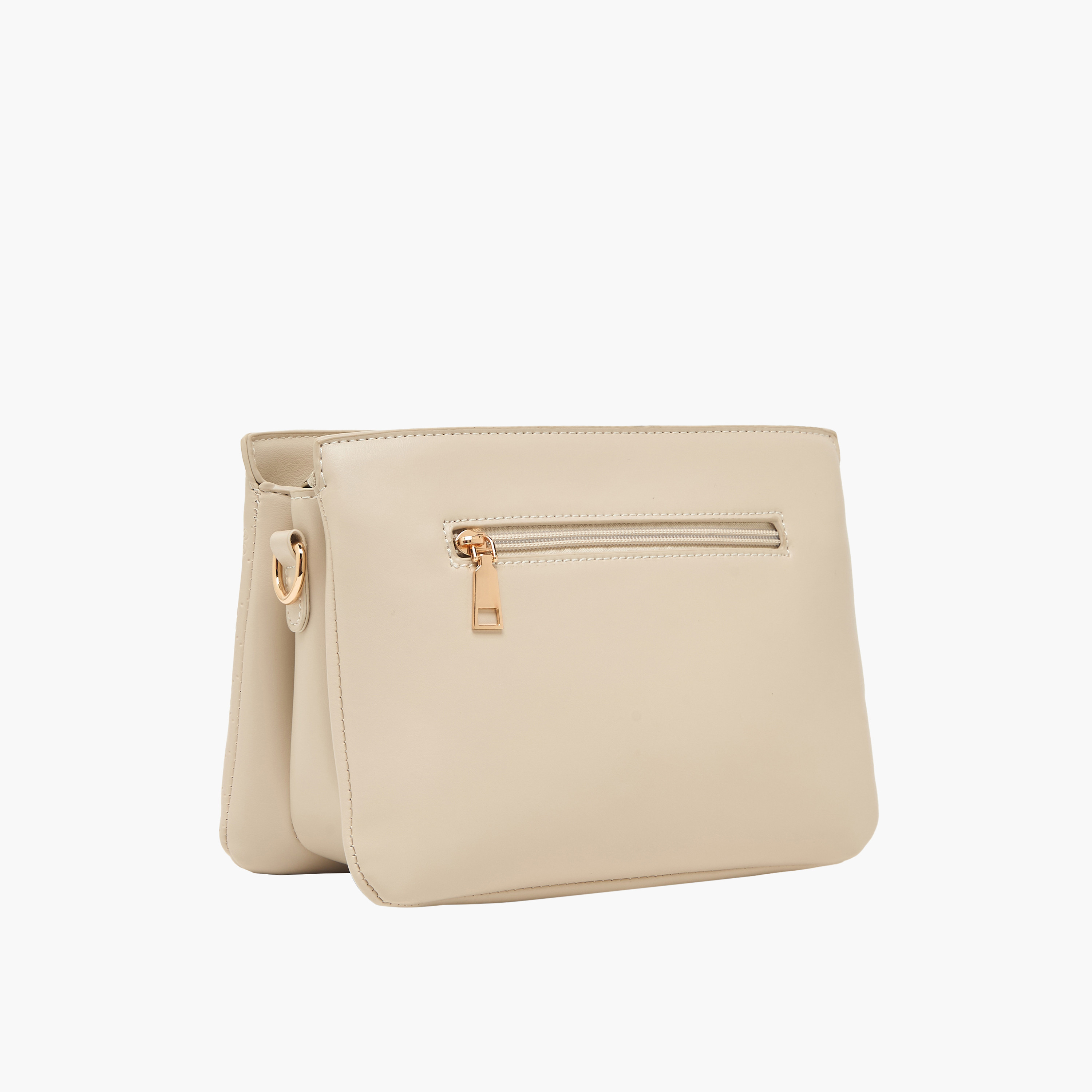 شنطة كروس بودي بسحاب إغلاق ونقوش زهرية من ساشا-women-bagsandwallets-handbags-image-3